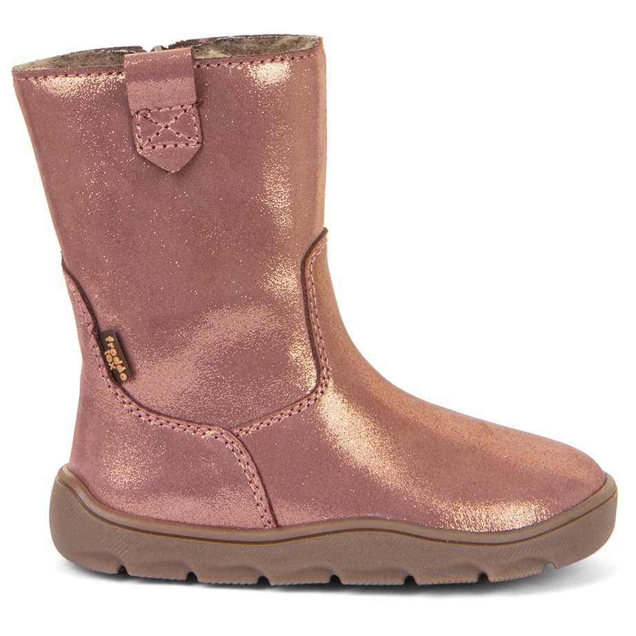 Детски зимни ботуши Froddo Kid's Barefoot Zeru Tex Boot Winter boots - Pink / Gold