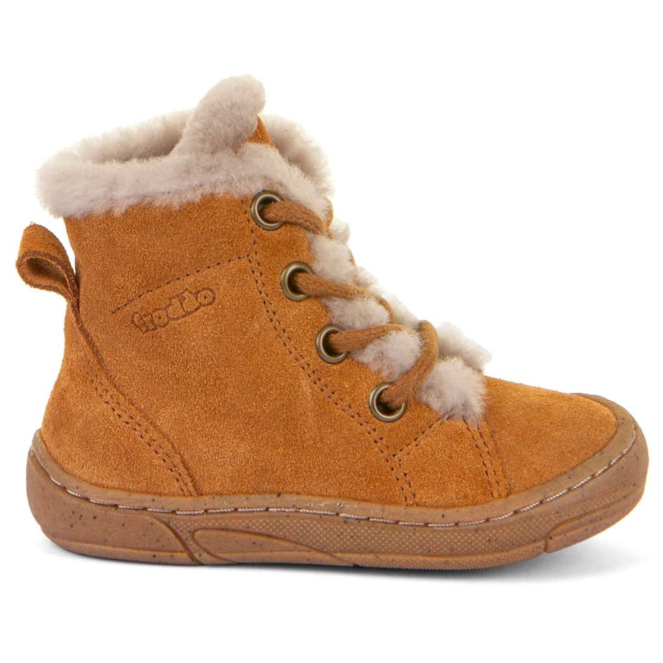 Детски зимни ботуши Froddo Kid's Minni Suede Laces Winter boots - Cognac