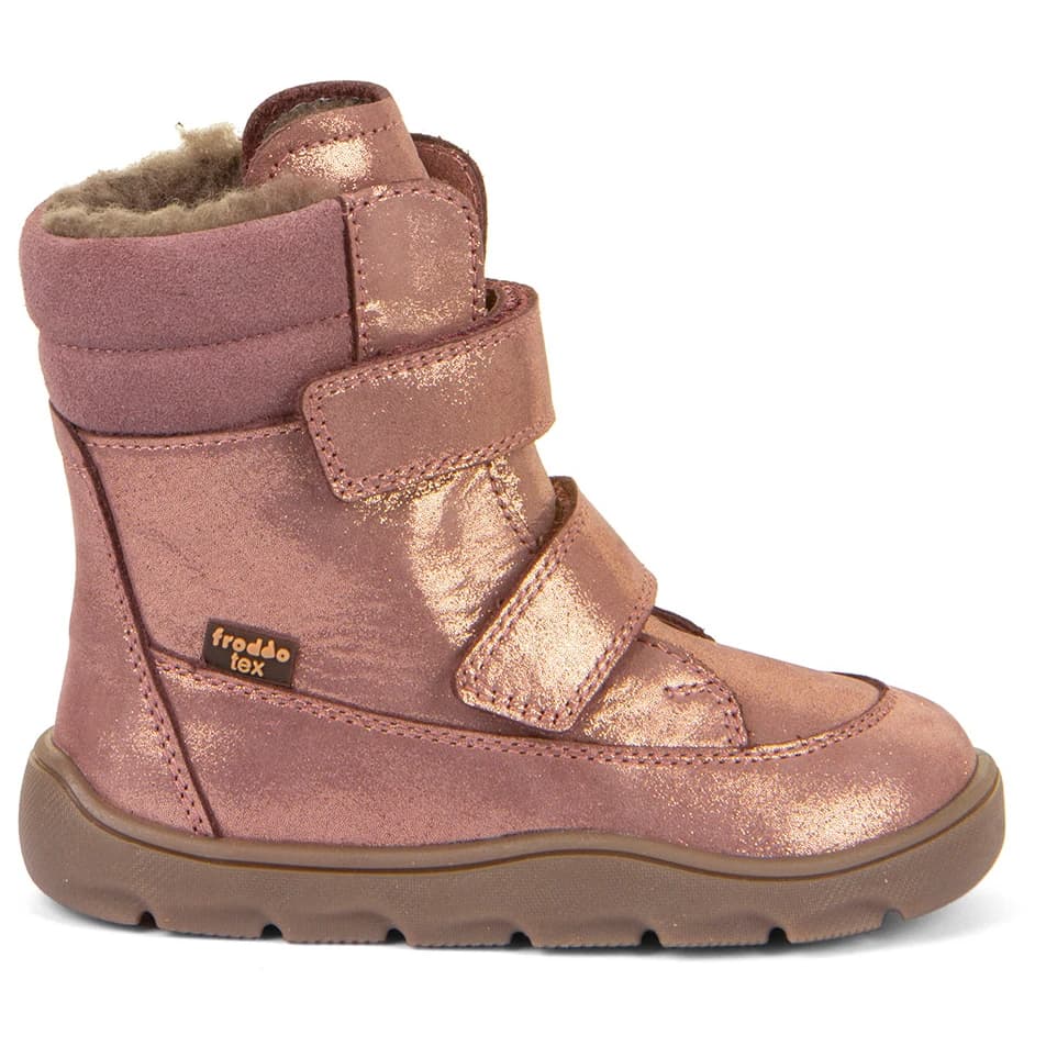 Детски зимни ботуши Froddo Kid's Zeru Tex Winter Barefoot Winter boots - Pink / Gold