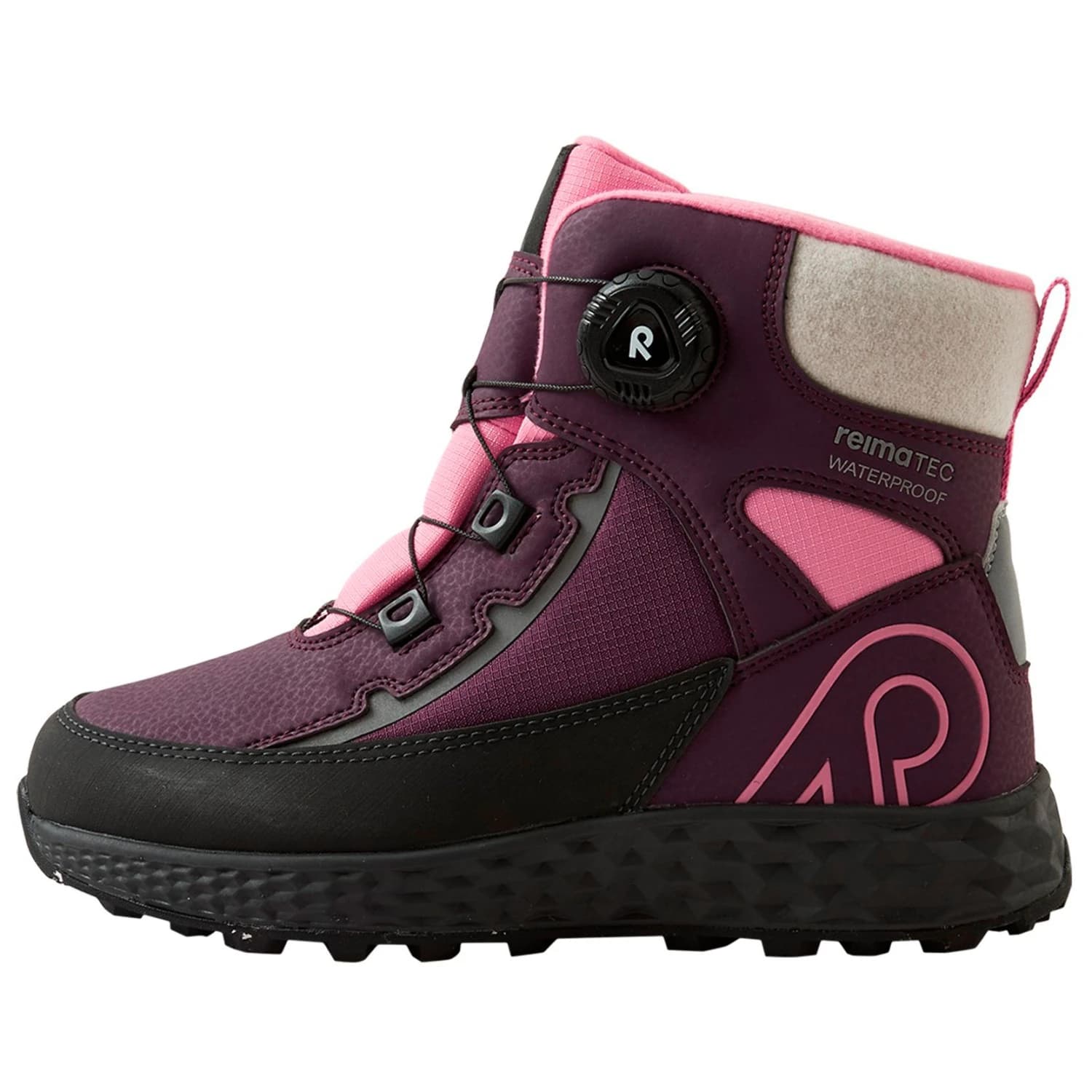 Детски зимни ботуши Reima Kid's Hallava Quicklock Winter boots - Deep Purple