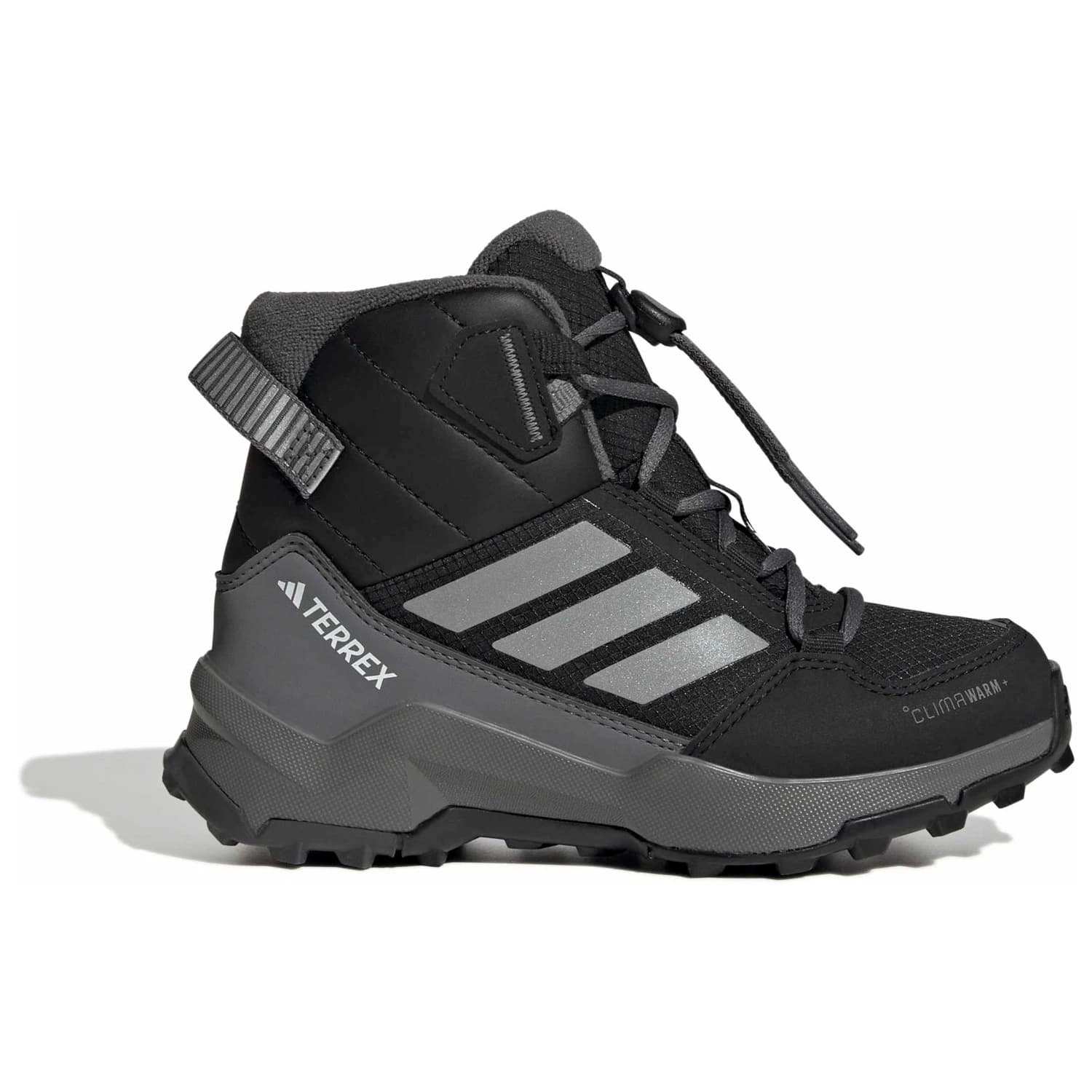 Детски зимни ботуши adidas Terrex Kid's Terrex AX4R Mid Climawarm+ Winter boots - Core Black / Matte Silver / Grey Six