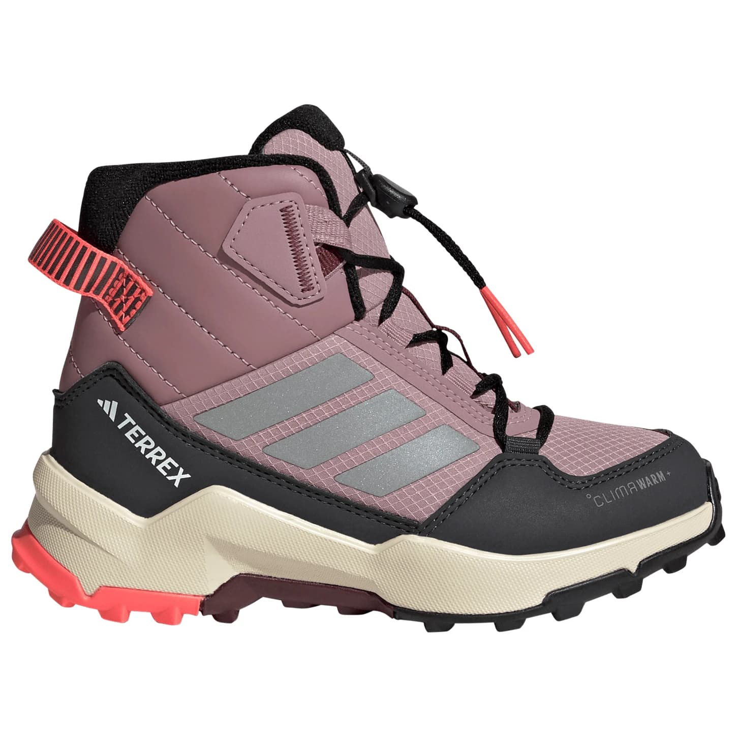 Детски зимни ботуши adidas Terrex Kid's Terrex AX4R Mid Climawarm+ Winter boots - Solar Turbo / Magic Mauve / Wonder White