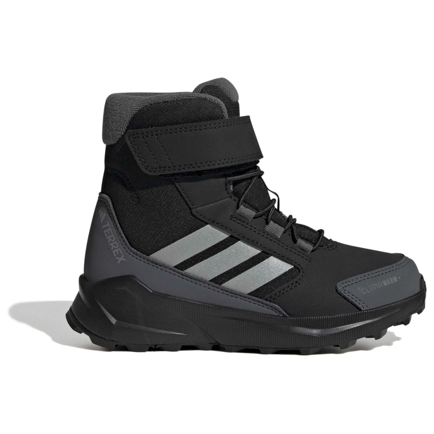 Детски зимни ботуши adidas Terrex Kid's Terrex Trailmaker 2 High Climawarm+ Winter boots - Core Black / Matte Silver / Grey Six