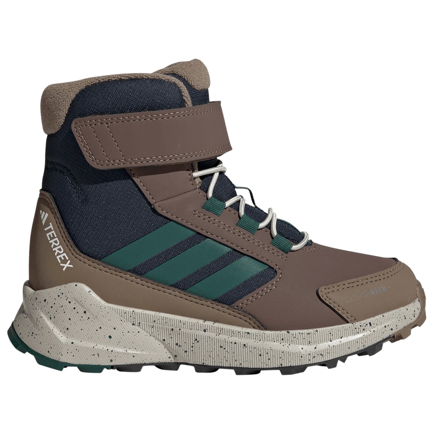 Детски зимни ботуши adidas Terrex Kid's Terrex Trailmaker 2 High Climawarm+ Winter boots - Legend Ink / Collegiate Green / Earth Strata