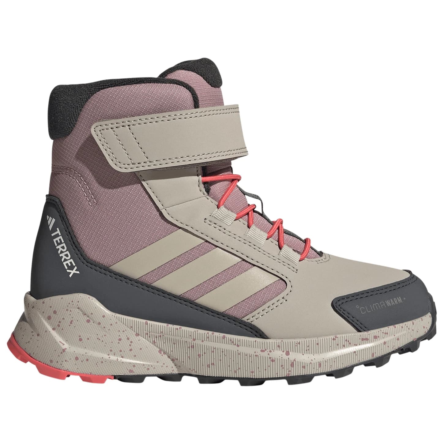 Детски зимни ботуши adidas Terrex Kid's Terrex Trailmaker 2 High Climawarm+ Winter boots - Magic Mauve / Wonder Alumina / Light Brown