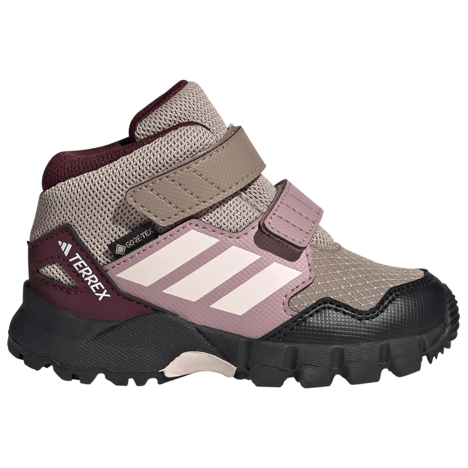 Детски туристически обувки adidas Terrex Small Kid's Terrex Skychaser Mid GORE-TEX Walking boots - Chalky Brown / Distilled Pink / Magic Mauve