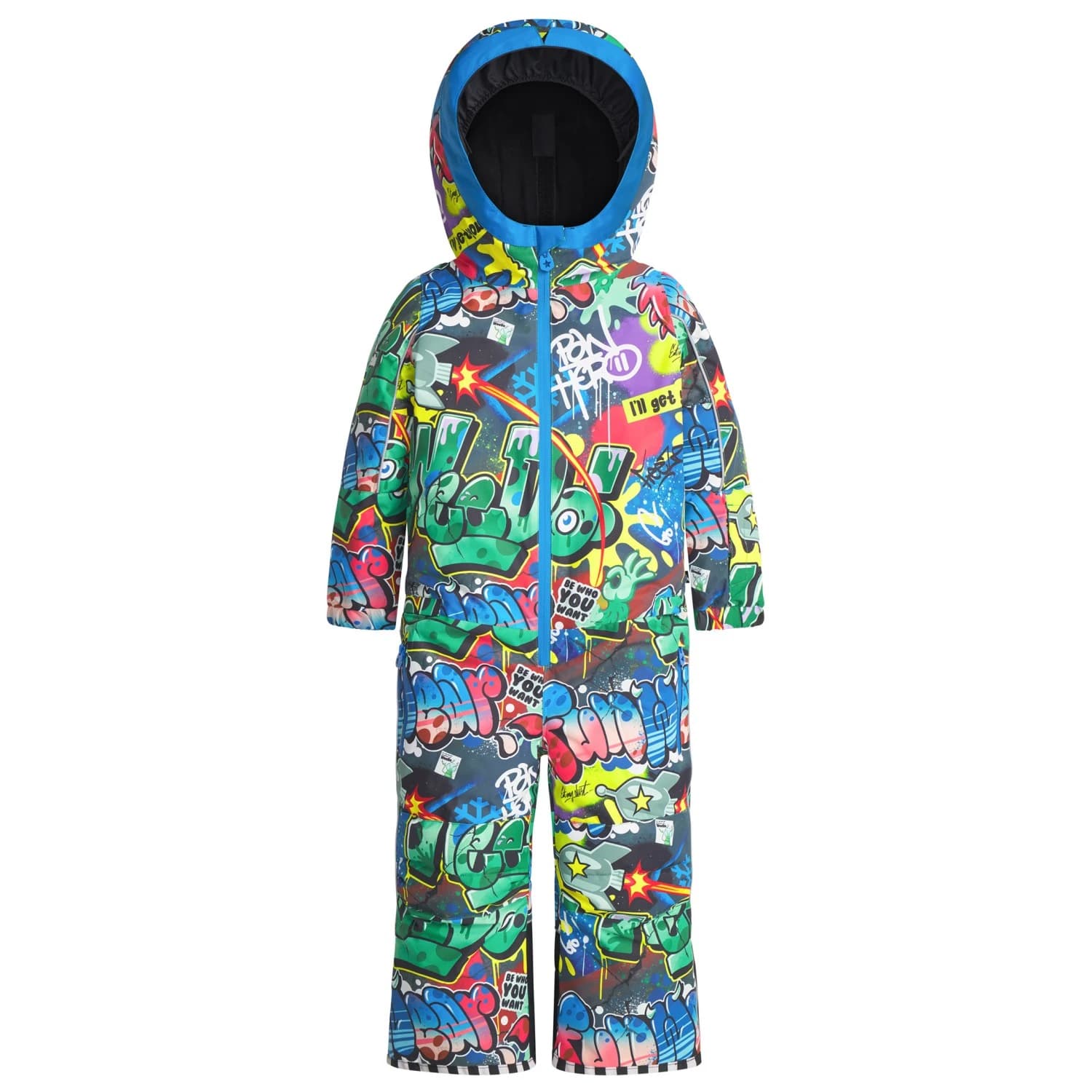 Детска грейка Weedo Kid's Cosmo Sprayprint Schneeanzug Overall - Print / Black