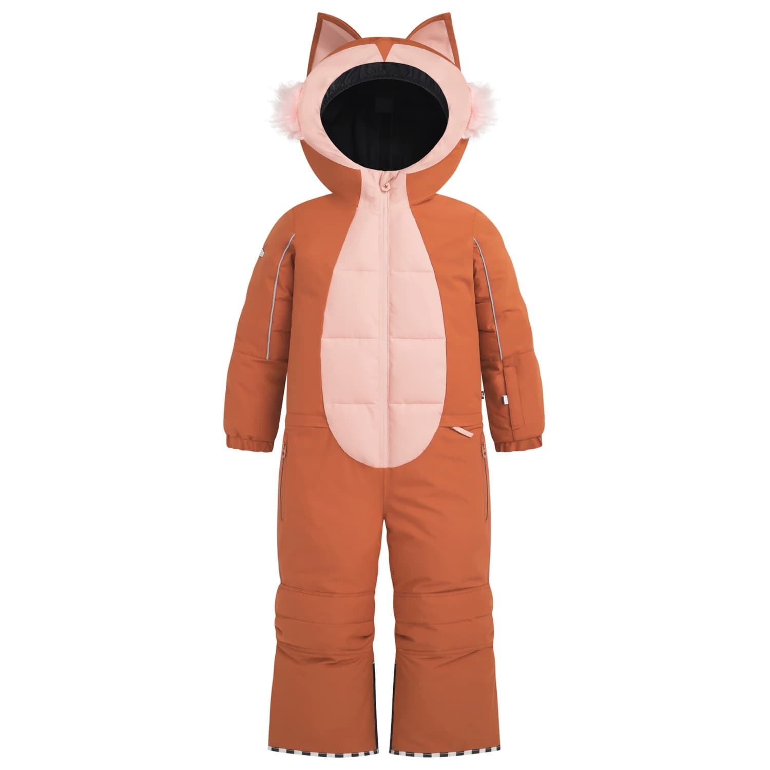 Детска грейка Weedo Kid's Squirdo Schneeanzug Overall - Leather Brown / Old Rose