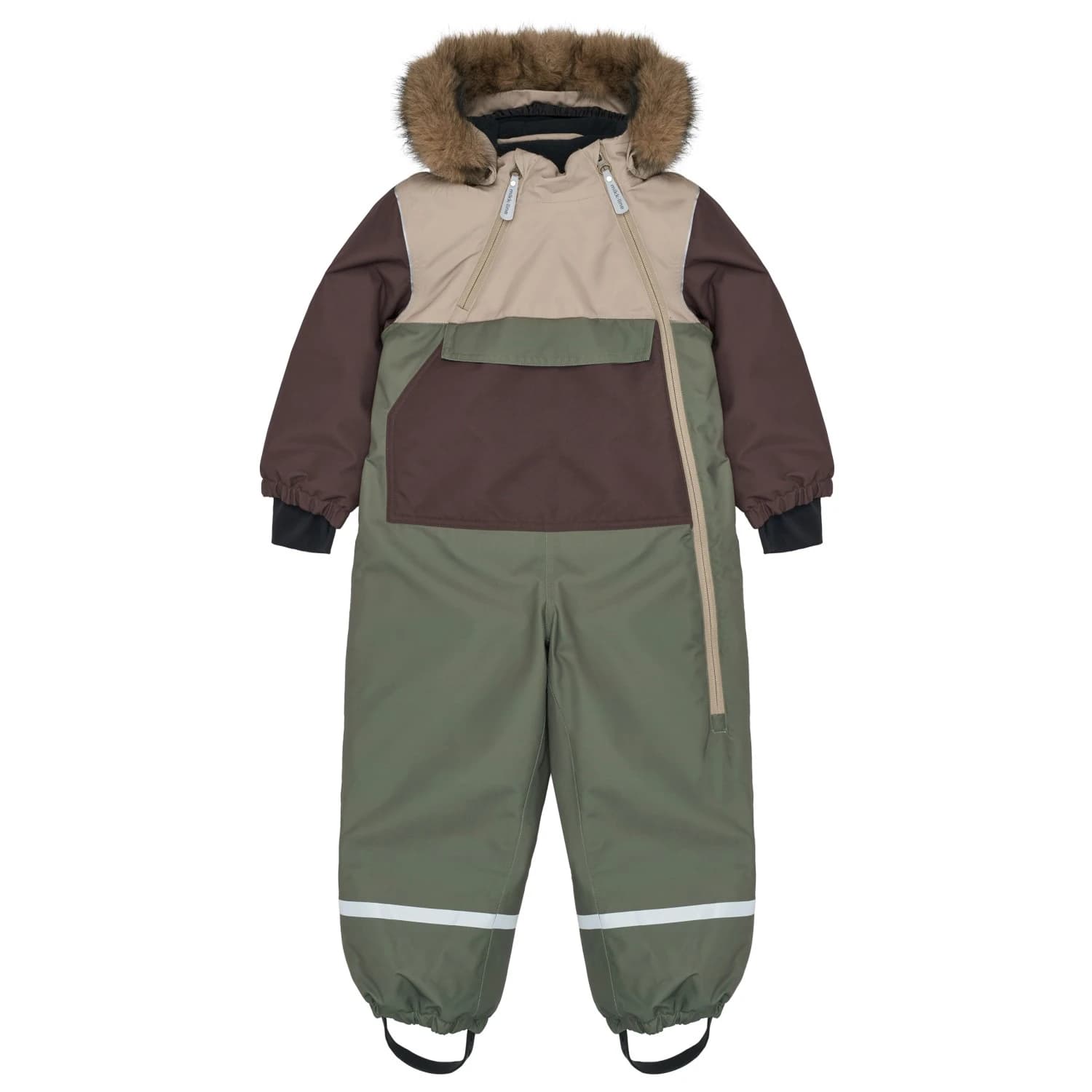 Детска грейка Mikk-Line Kid's Anorak Snowsuit Overall - Dusty Olive