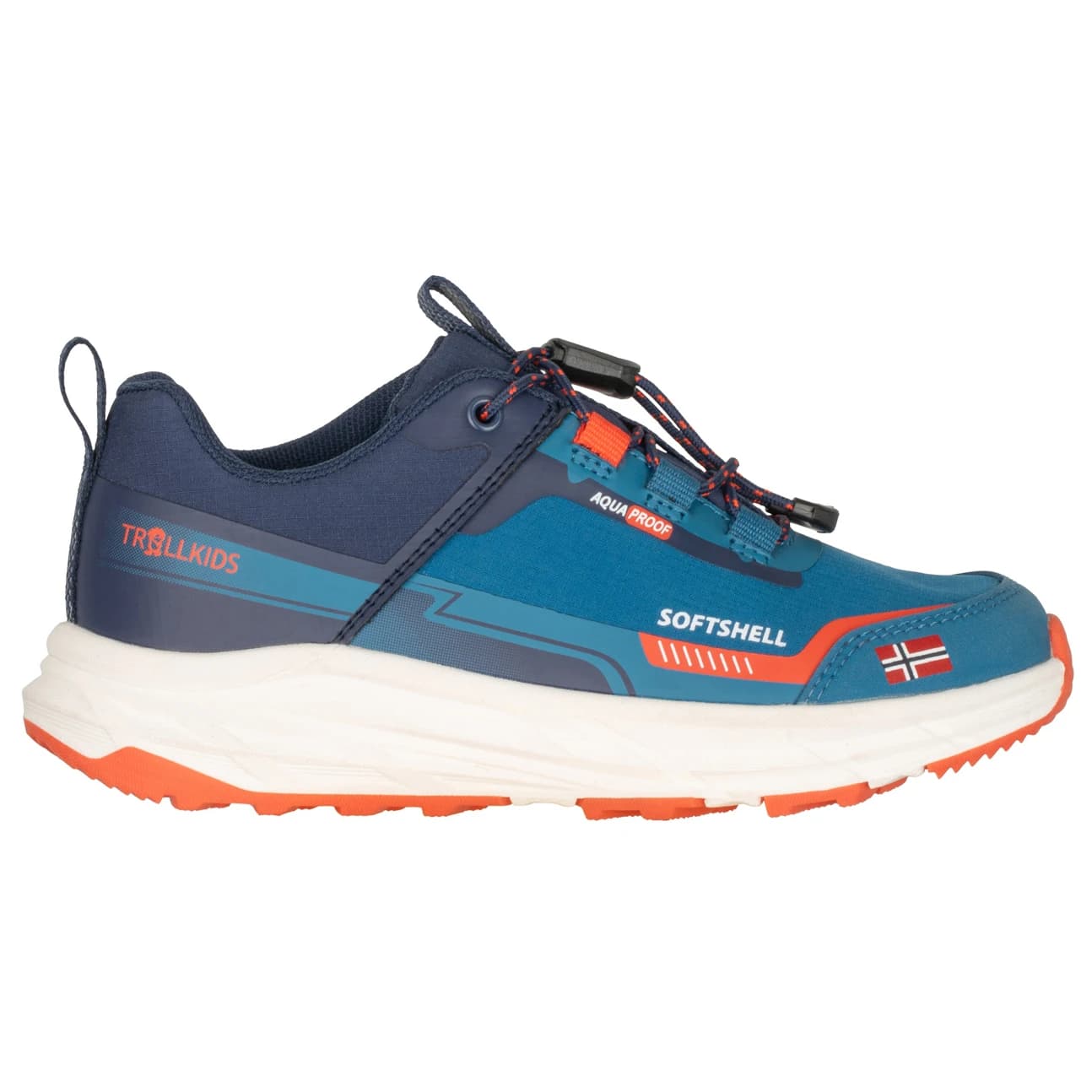 Детски мултиспорт обувки Trollkids Kid's Bjordal Hiker Multisport shoes - Nordic Blue / Mystic Blue / Fire Red