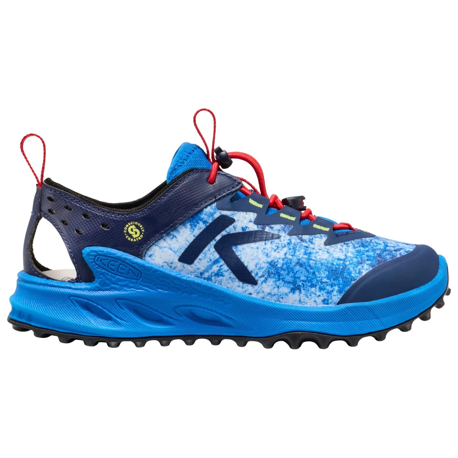 Сандали Keen Youth's Zionic ADV Sandal - Precious Blue / Racing Red