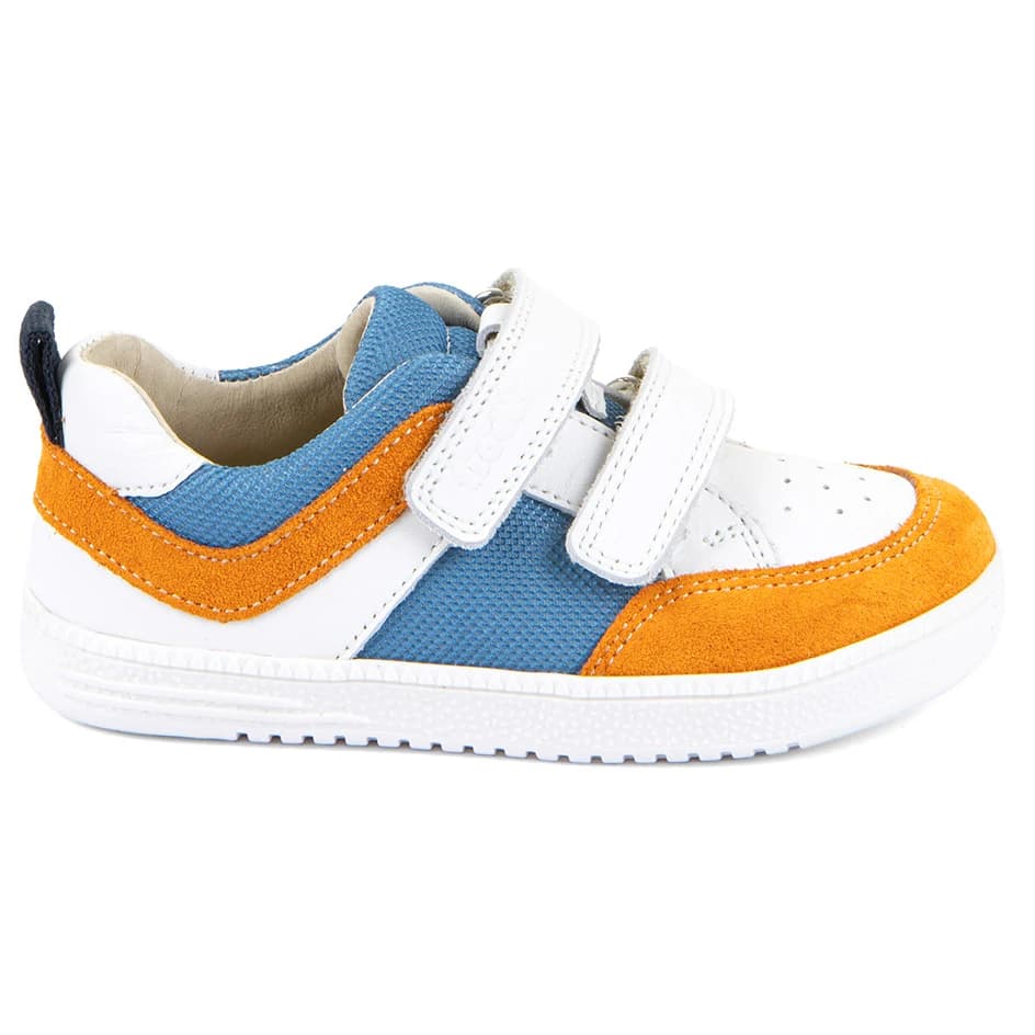 Детски обувки barefoot Froddo Kid's Zeru Loop Barefoot Barefoot shoes - White / Denim