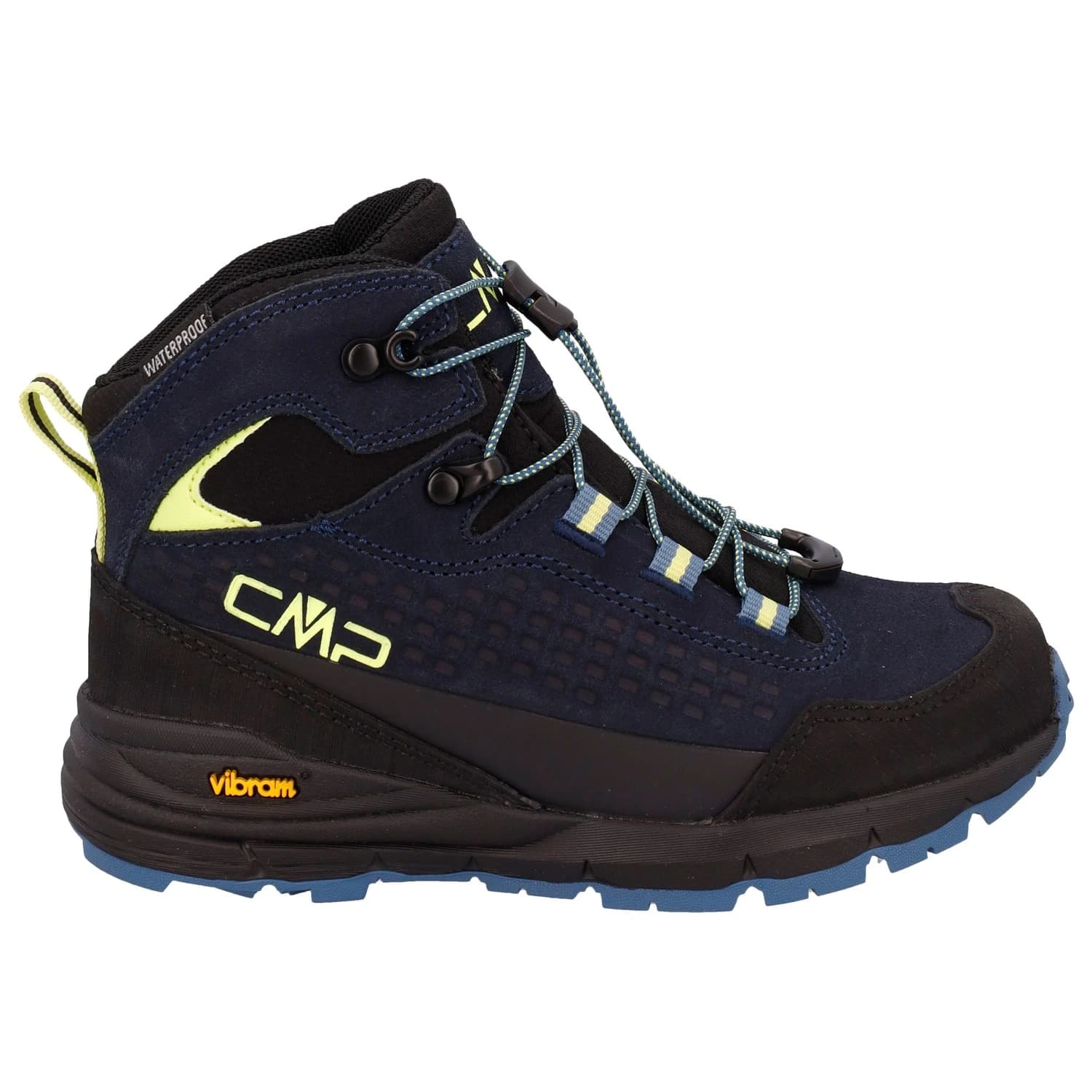 Детски туристически обувки CMP Kid's Vertyx Mid Trekking Shoes WP Walking boots - B.Blue / Apple