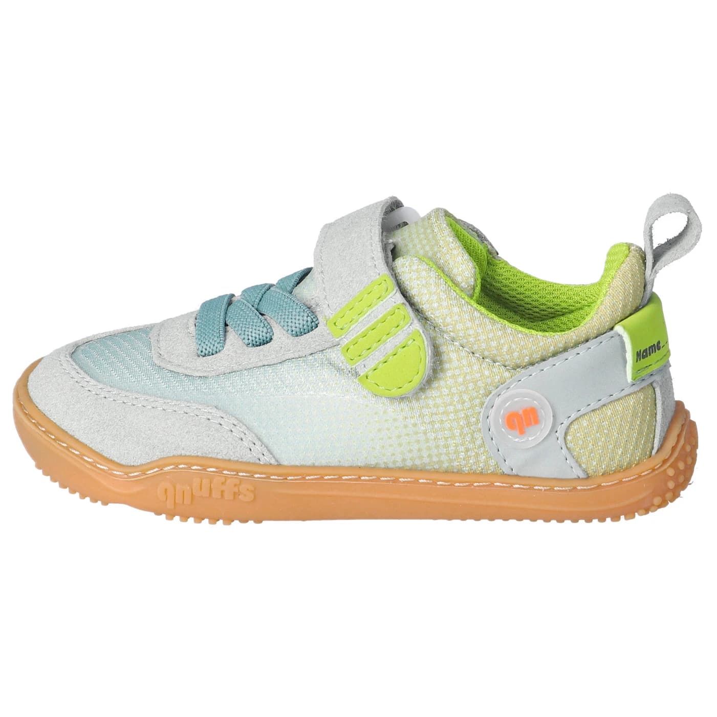 Детски обувки barefoot qnuffs Kid's Fichte Barefoot shoes - River / Grün