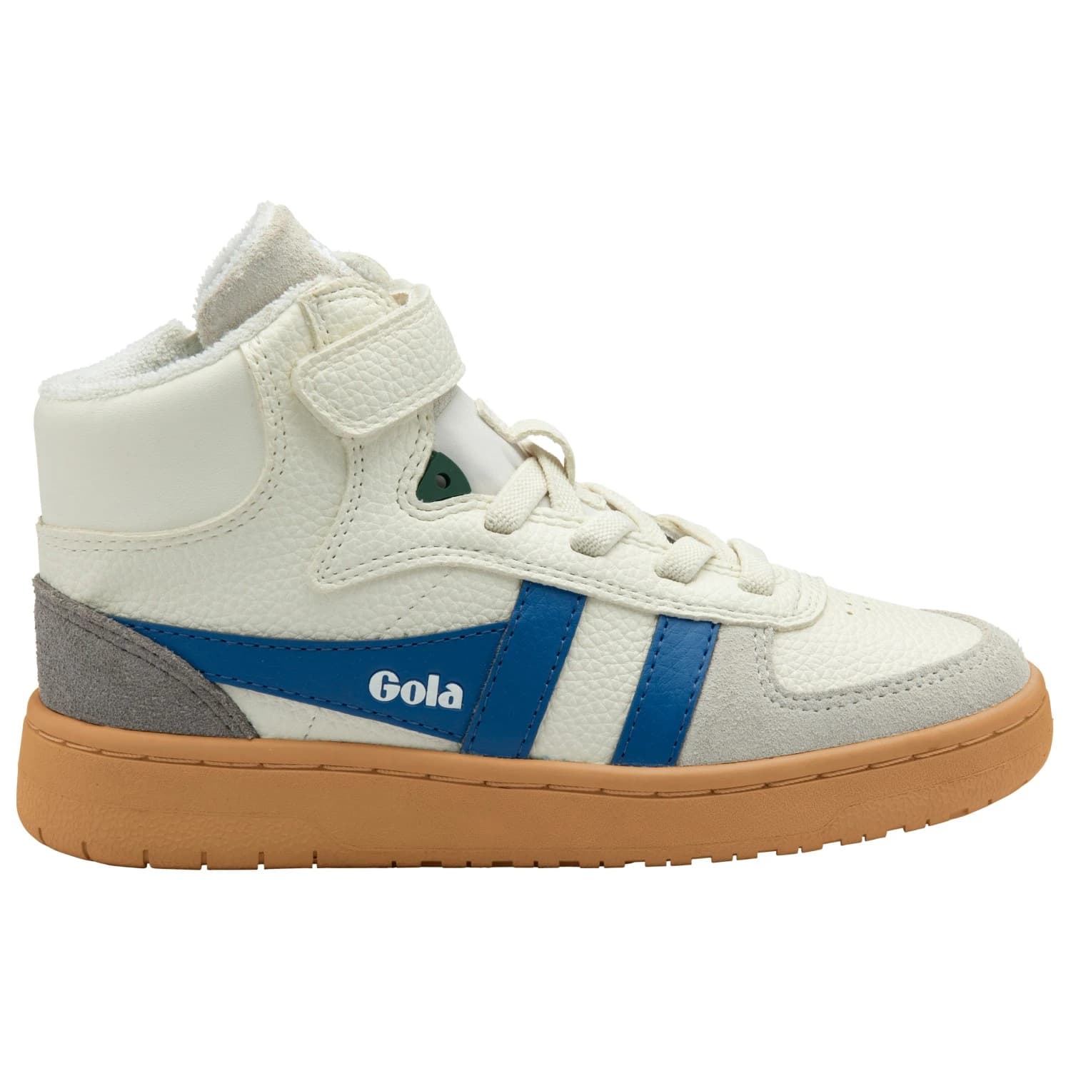 Детски маратонки Gola Kid's Talon Sneakers - White / Marine Blue / Cement / Gum