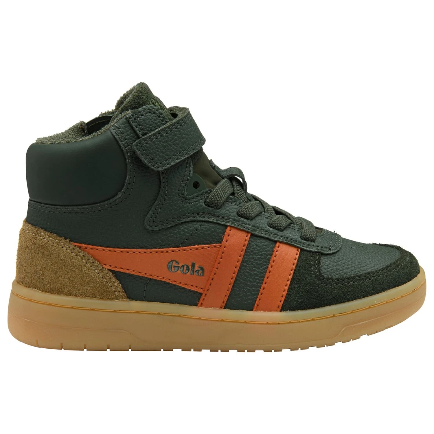 Детски маратонки Gola Kid's Talon Sneakers - Dark Khaki / Moody Orange / Tobacco / Gum