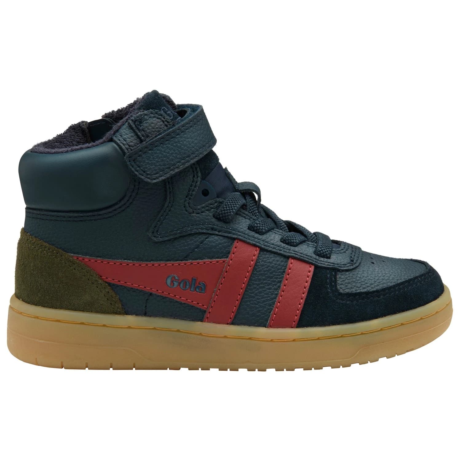 Детски маратонки Gola Kid's Talon Sneakers - Navy / Deep Red / Khaki / Gum