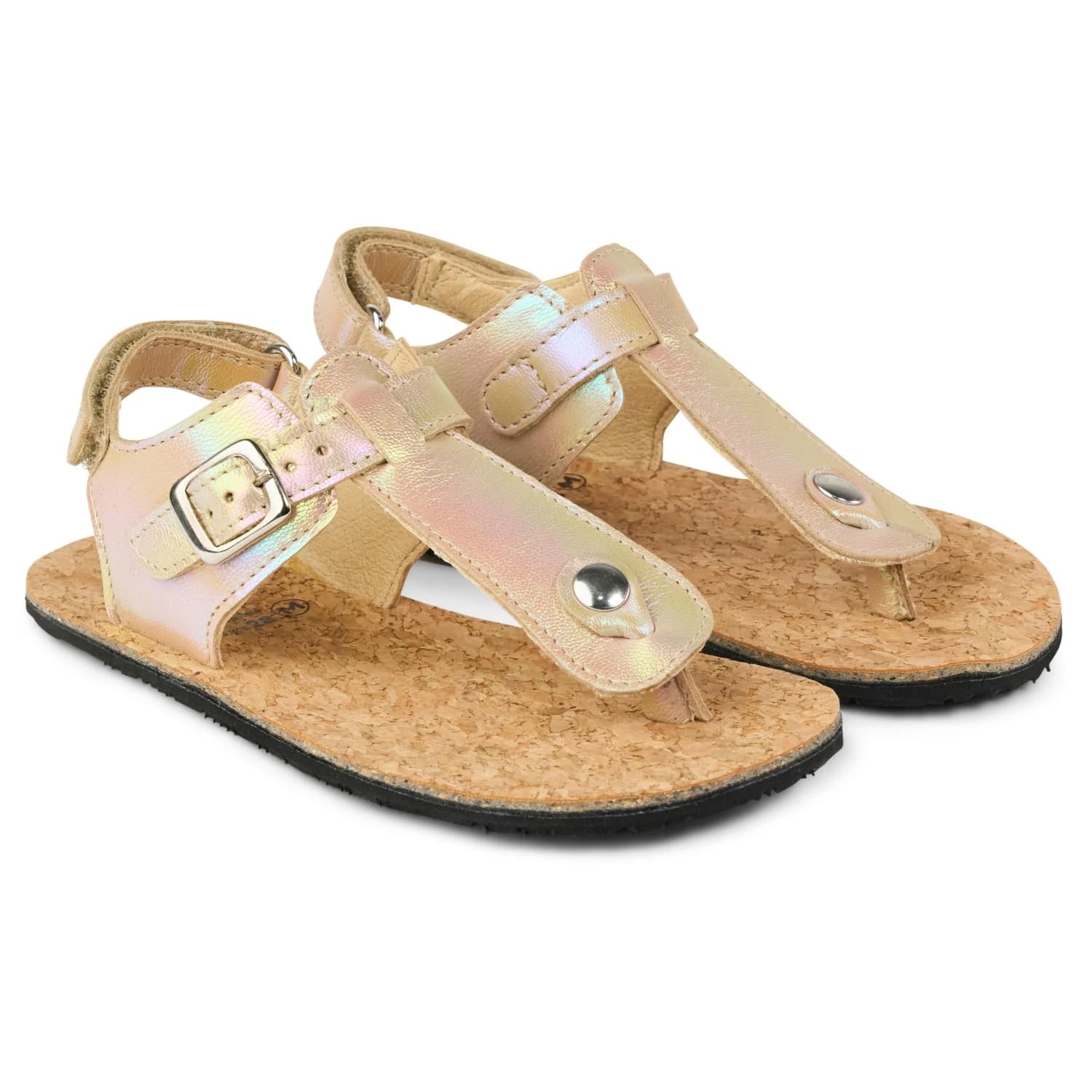 Детски сандали Koel Kid's Abriana Metallic Sandals - Gold
