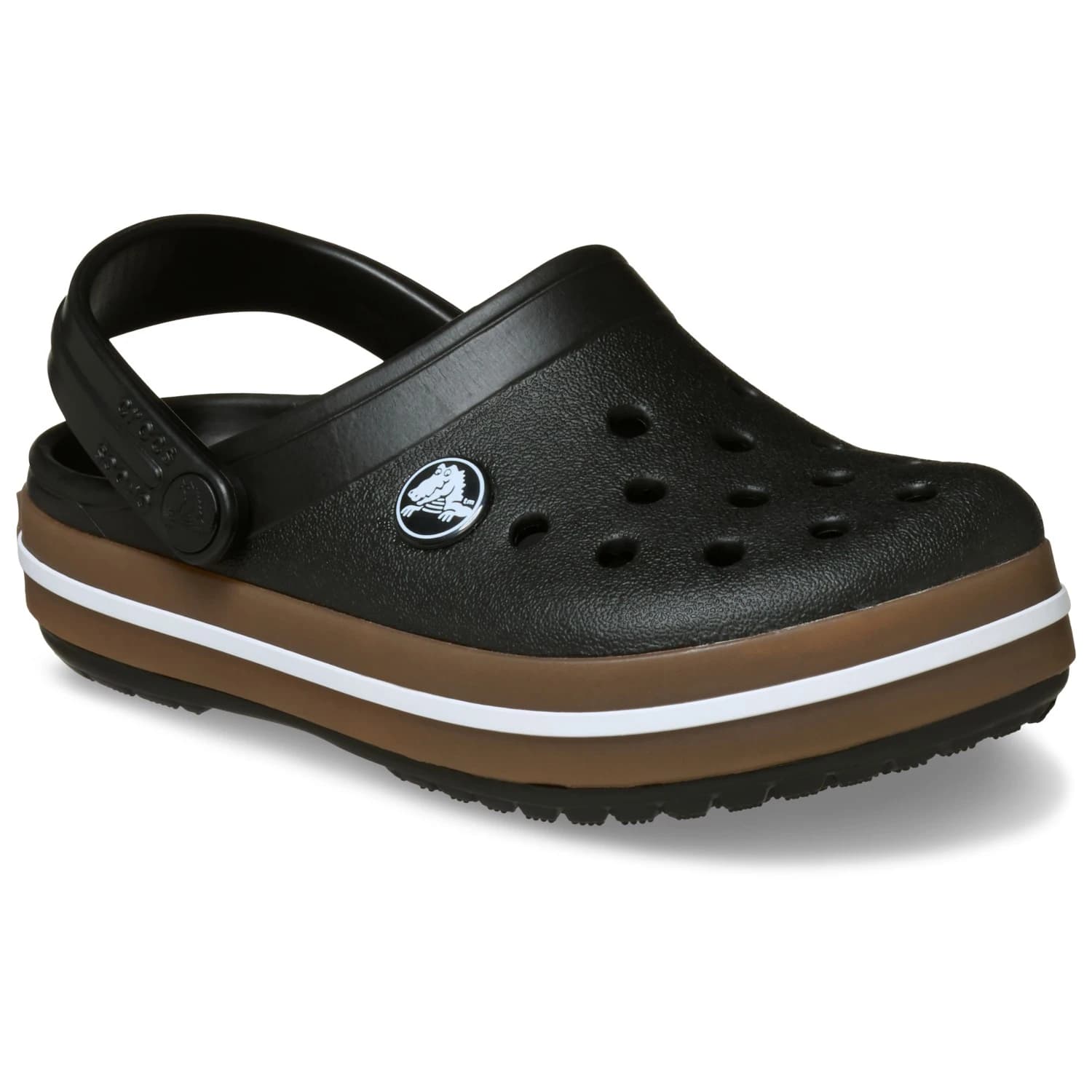 Детски сандали Crocs Kid's Crocband Gum Clog Sandals - Black