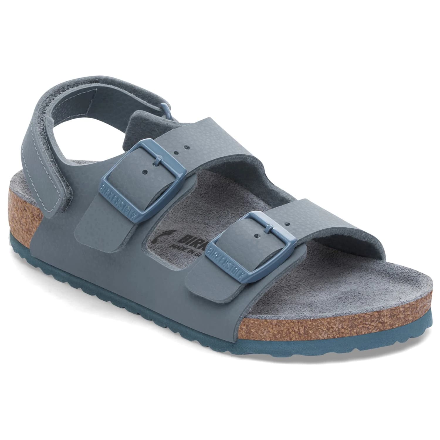 Детски сандали Birkenstock Kid's Milano AS Birko-Flor Triples Sandals - Desert Soil Basalt Gray