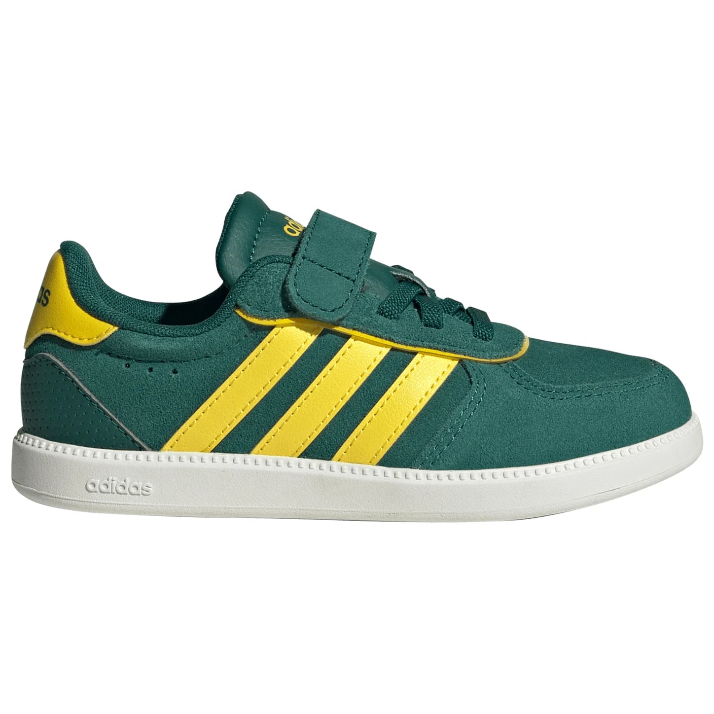 Детски маратонки Adidas Kid's Breaknet Sleek Sneakers - Collegiate Green / Yellow / Off White