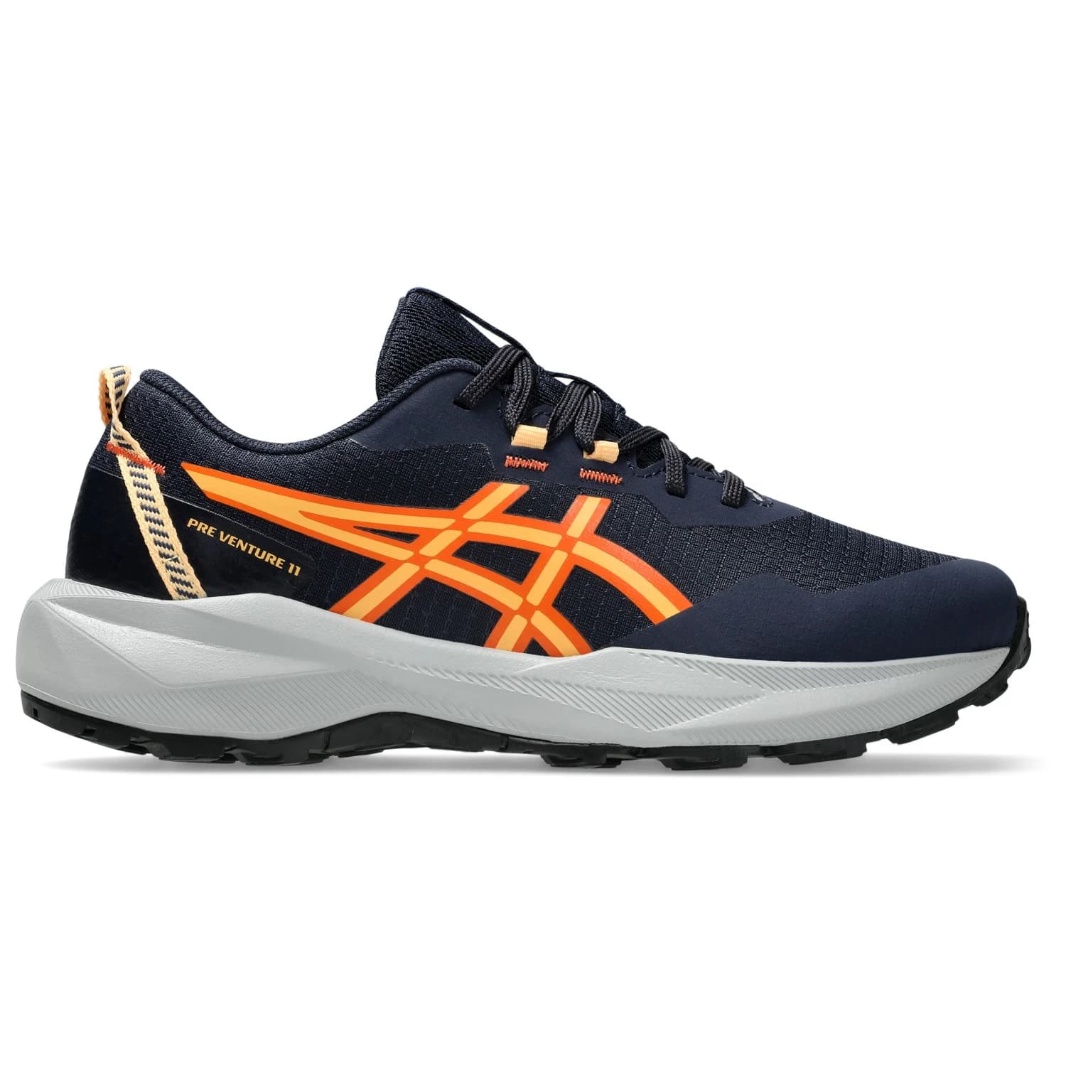 Детски маратонки Asics Kid's Pre Venture 11 Gs Trail running shoes - Midnight / Orange Glow