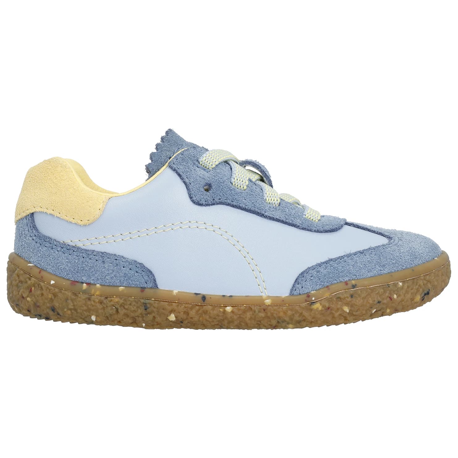 Детски обувки barefoot Groundies Kid's Panama Barefoot shoes - Sky Blue / Lemon Cream