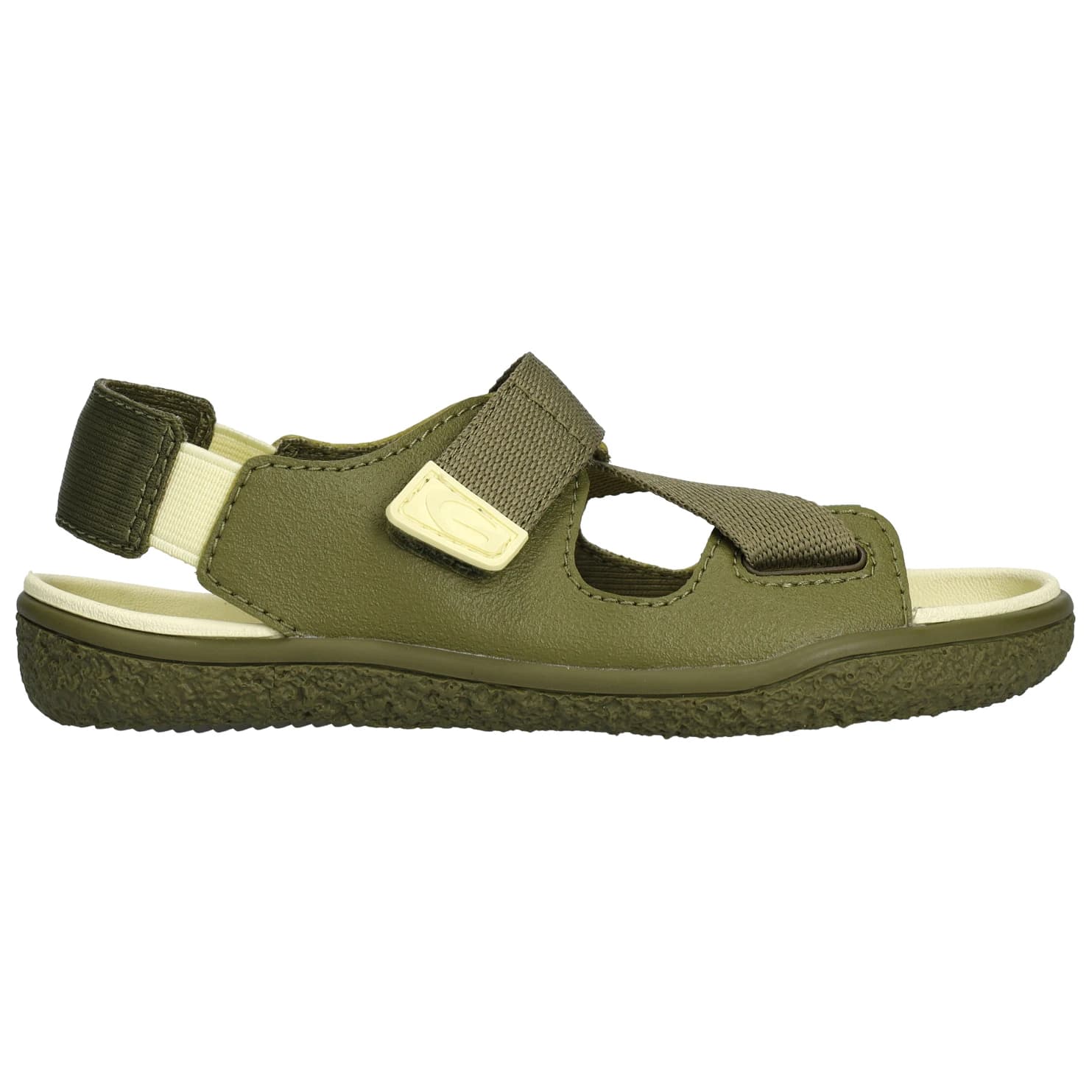 Детски сандали Groundies Kid's Twig Sandals - Khaki / Yellow