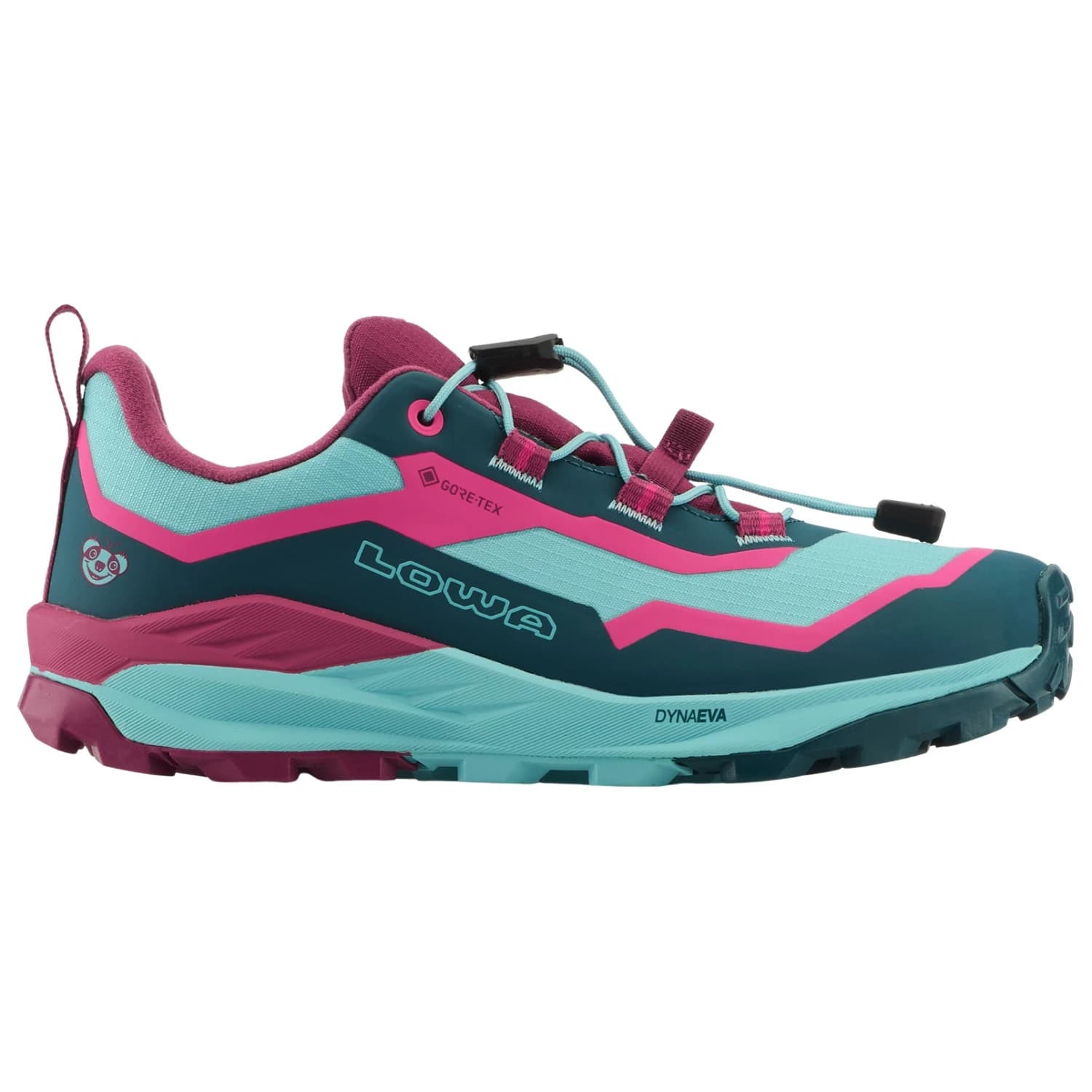 Детски мултиспорт обувки Lowa Kid's Fauli GTX Lo Multisport shoes - Petrol / Pink