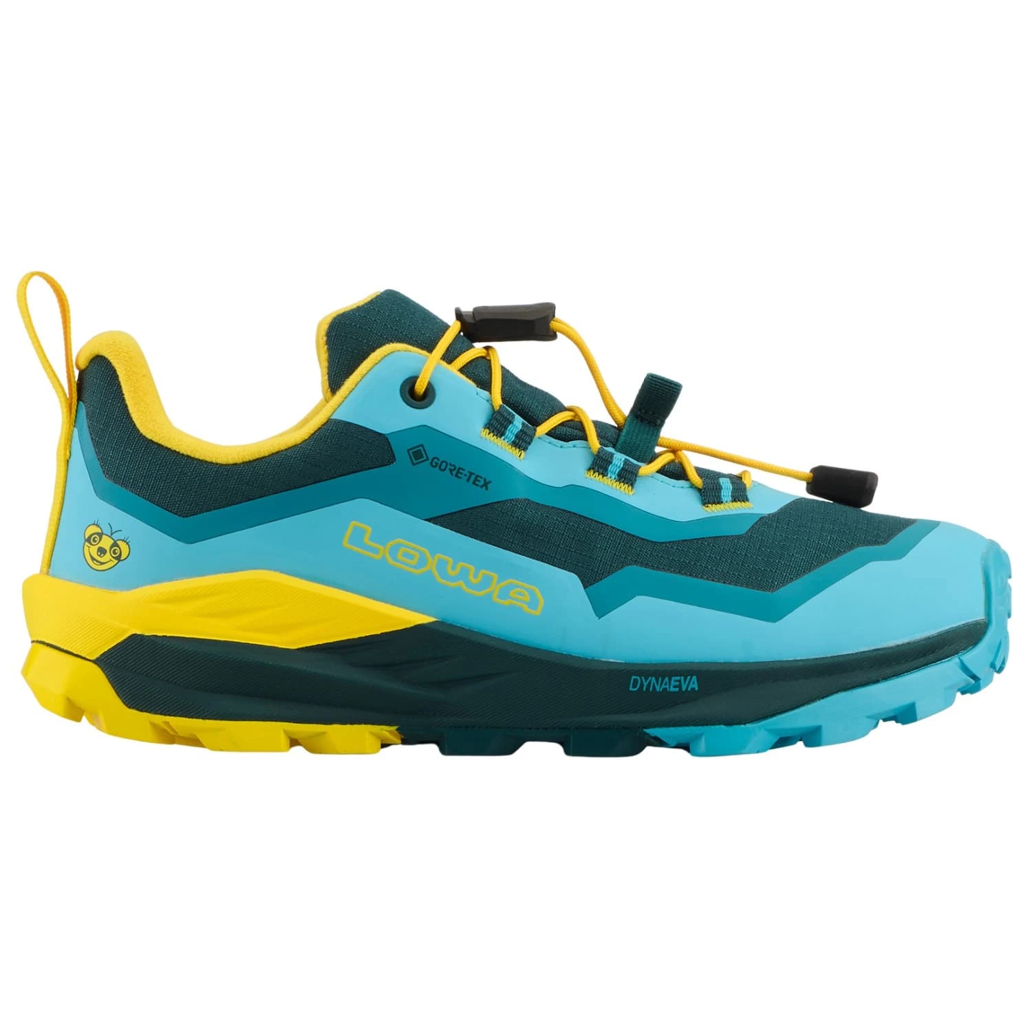 Детски мултиспорт обувки Lowa Kid's Fauli GTX Lo Multisport shoes - Petrol / Yellow