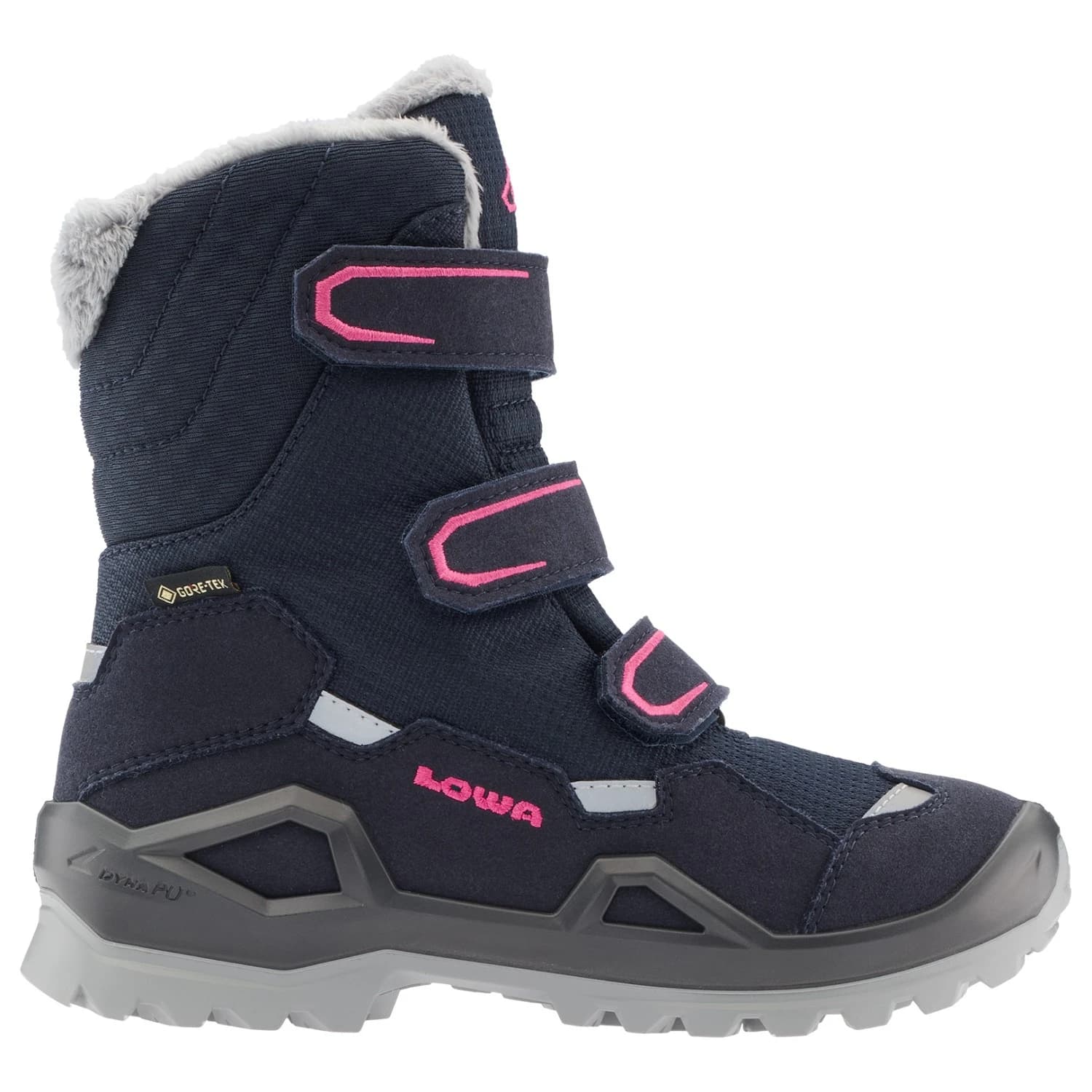 Детски зимни ботуши Lowa Kid's Milo Evo GTX Hi Winter boots - Navy / Beere