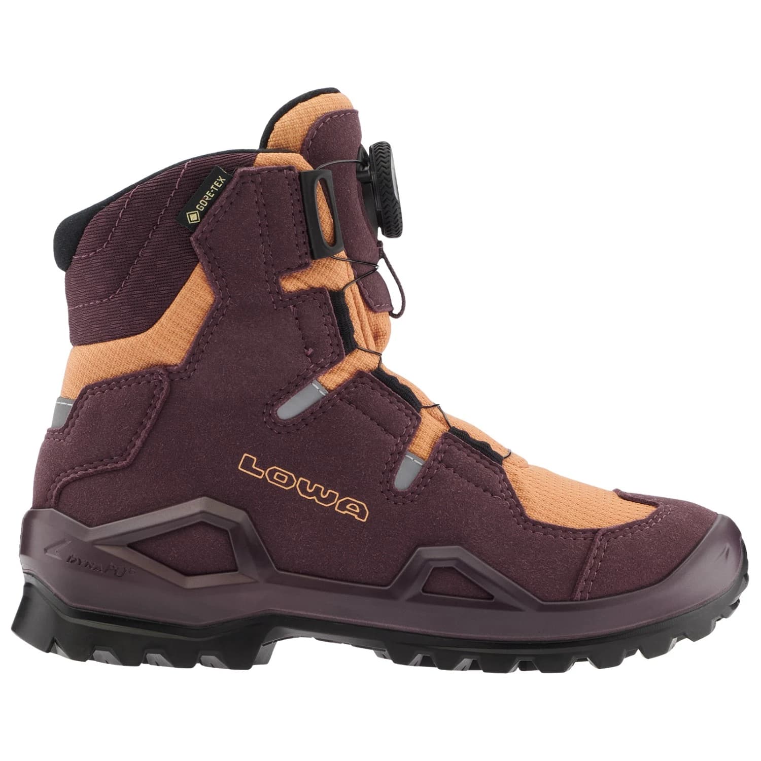 Детски зимни ботуши Lowa Kid's Milo Evo GTX Hi Boa Winter boots - Bordeaux / Ton