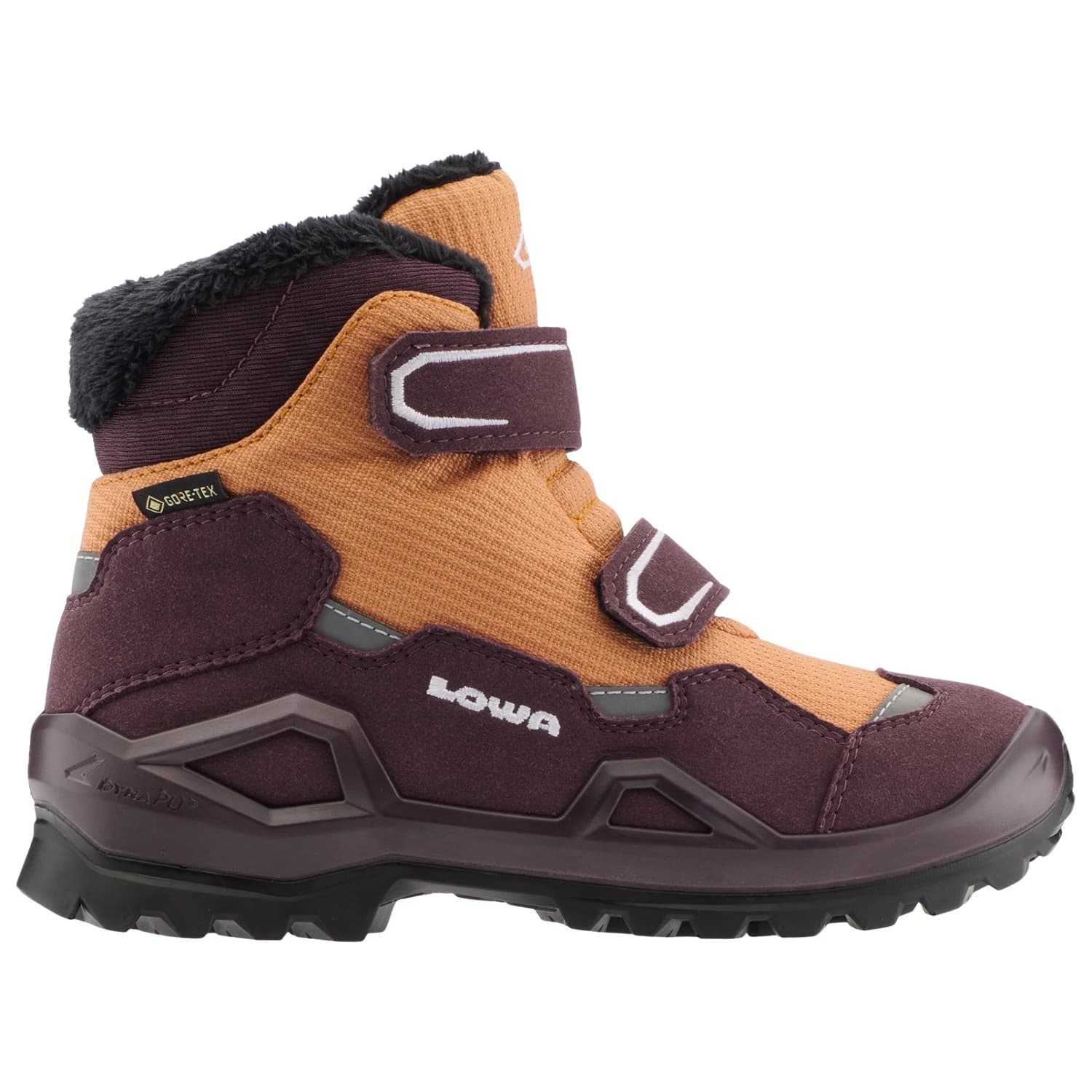 Детски зимни ботуши Lowa Kid's Milo Evo GTX Mid Winter boots - Bordeaux / Ton