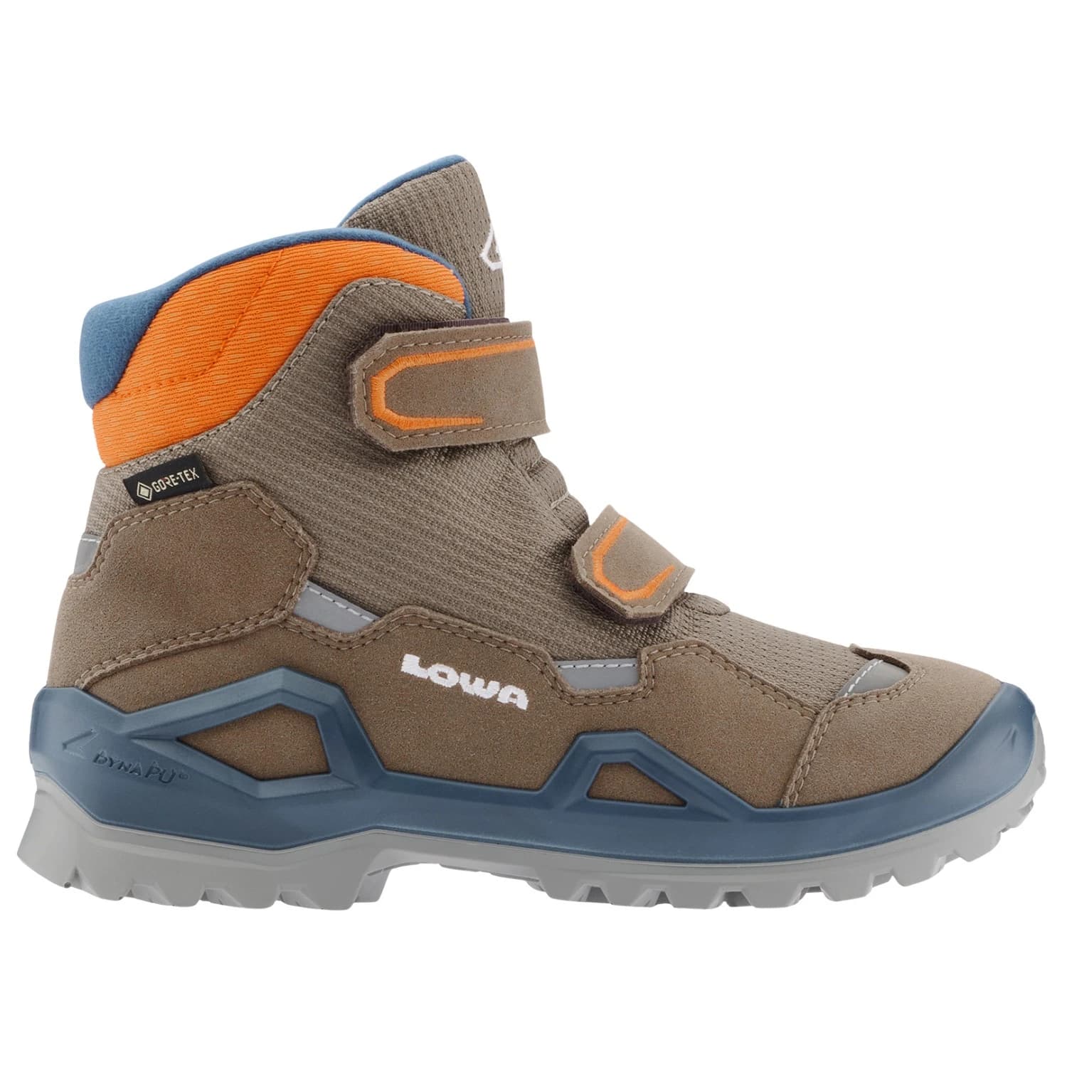 Детски зимни ботуши Lowa Kid's Milo Evo GTX Mid Winter boots - Braun / Orange