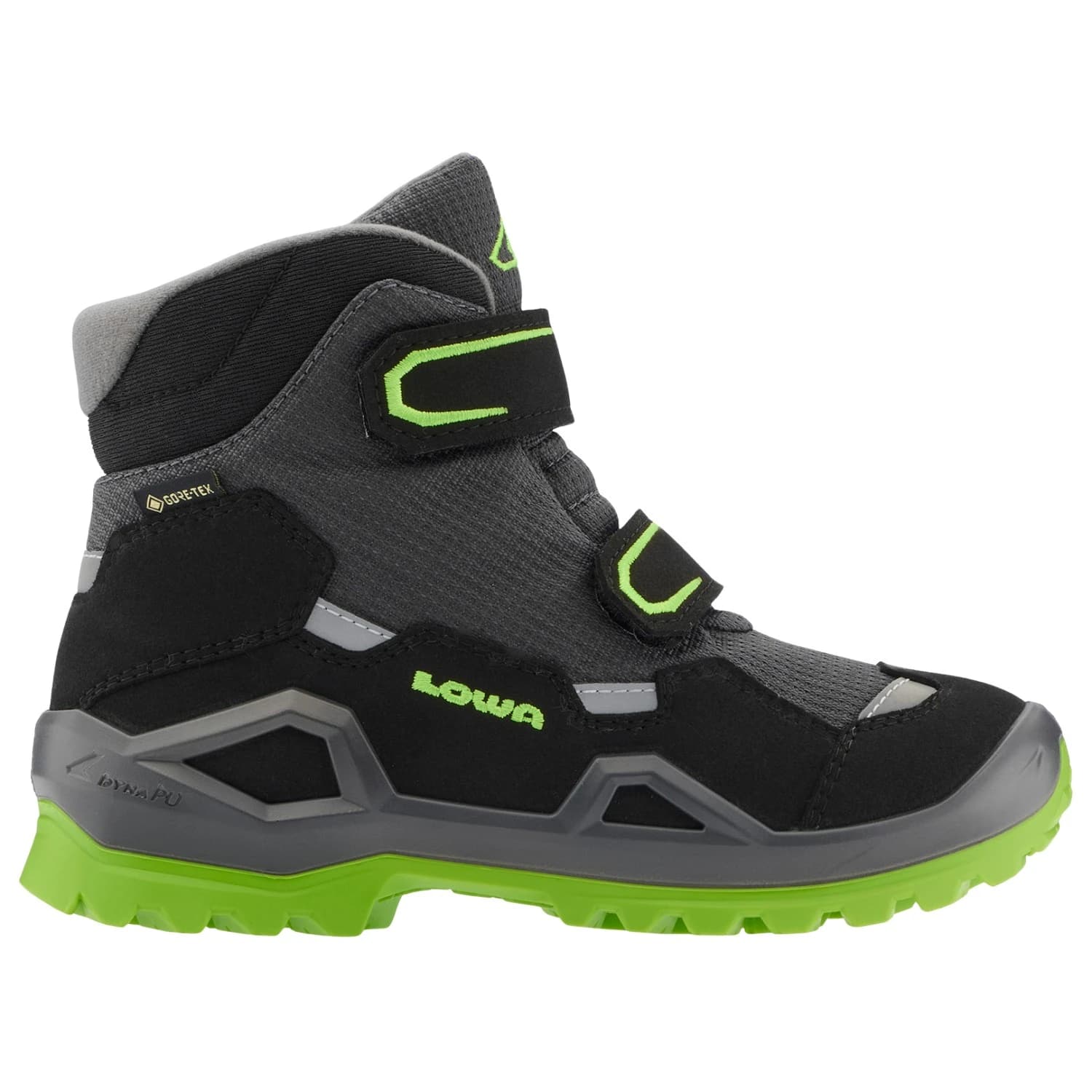 Детски зимни ботуши Lowa Kid's Milo Evo GTX Mid Winter boots - Limone / Grau