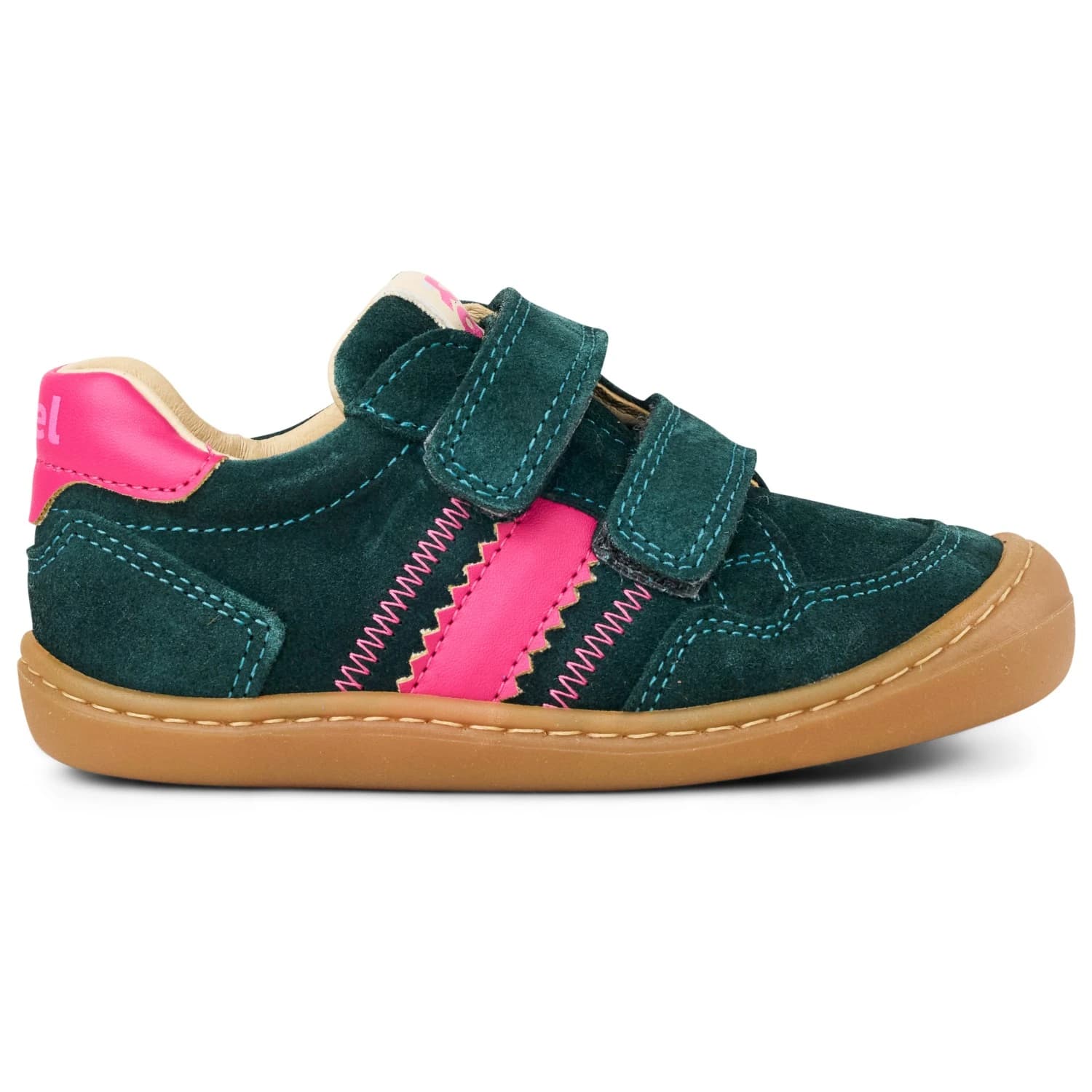 Детски обувки barefoot Koel Kid's Bali Suede 3.0 Barefoot shoes - Turquoise