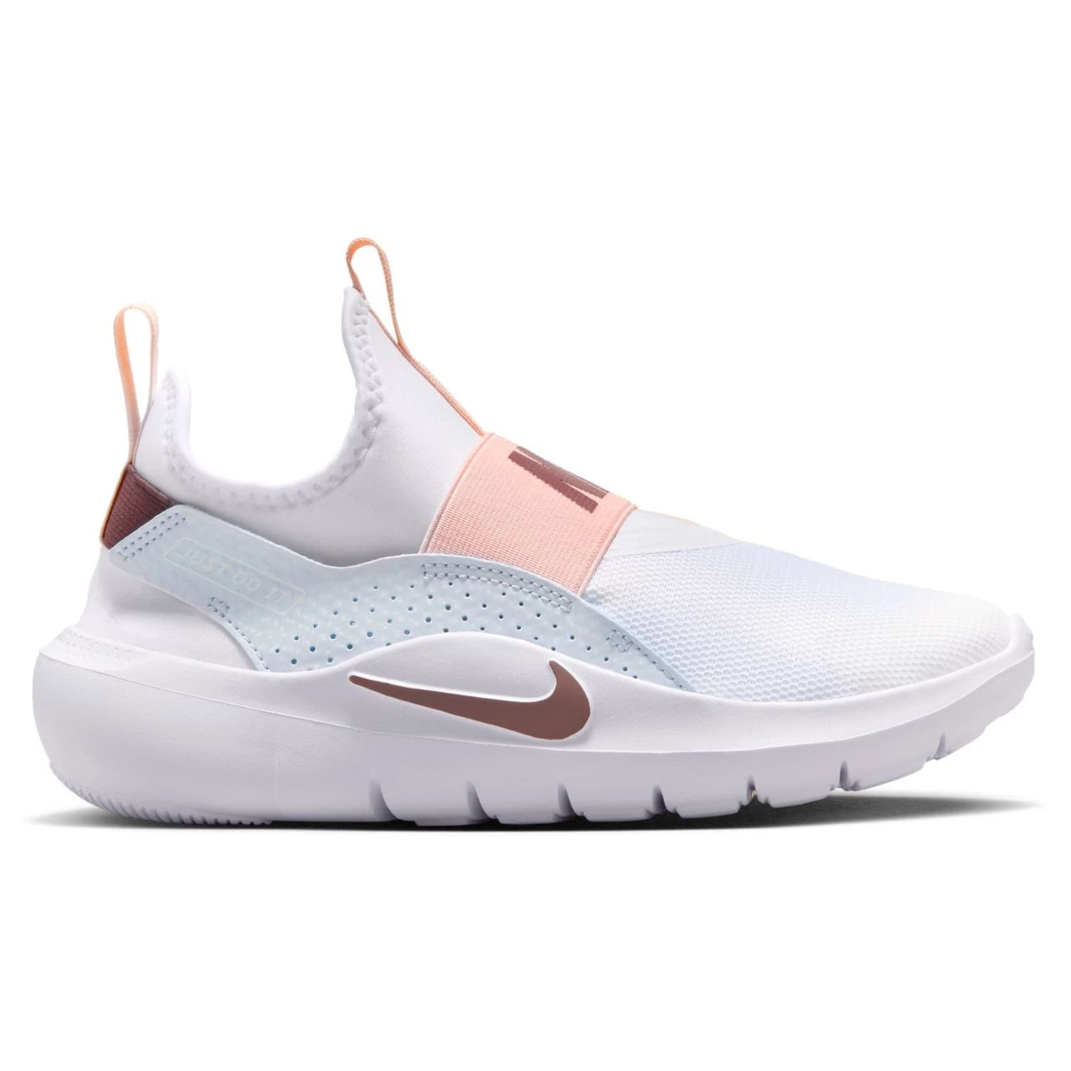 Детски обувки за бягане Nike Kid's Flex Runner 4 Running shoes - White / Tattoo / Football Grey / Washed Coral