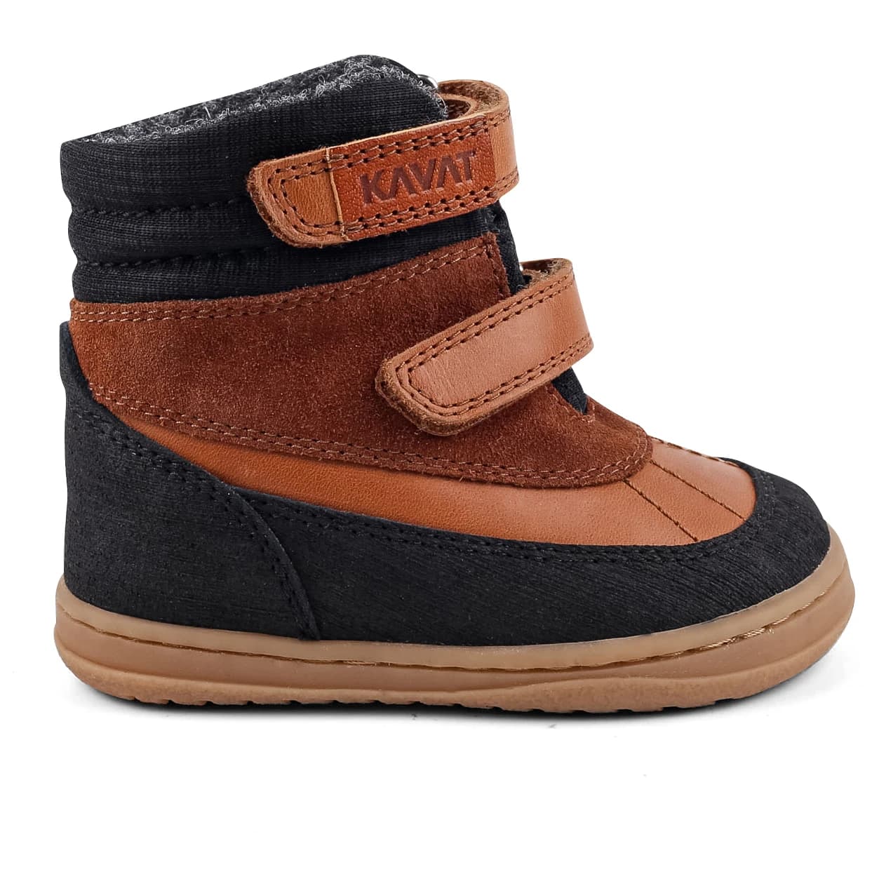 Детски зимни ботуши Kavat Kid's Vikarbyn Barefoot Winter boots - Light Brown