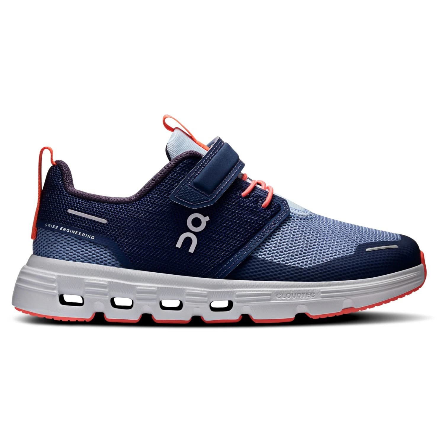 Детски маратонки On Kid's Cloud Play 2 Sneakers - Midnight / Nectarine