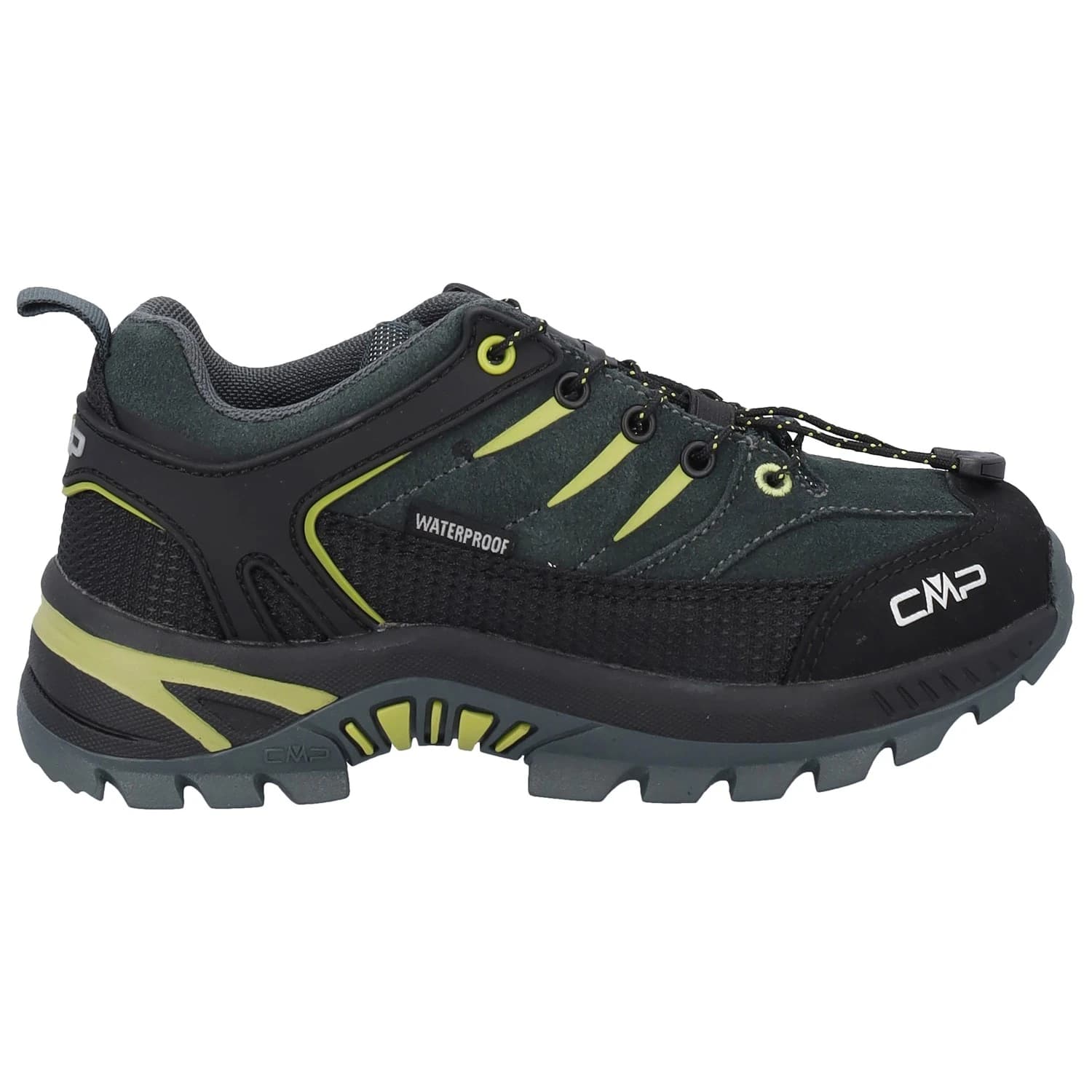 Детски мултиспорт обувки CMP Kid's Rigel 2.0 Low WP Trekking Shoes 3Q18244 Multisport shoes - Jungle / Cardamom