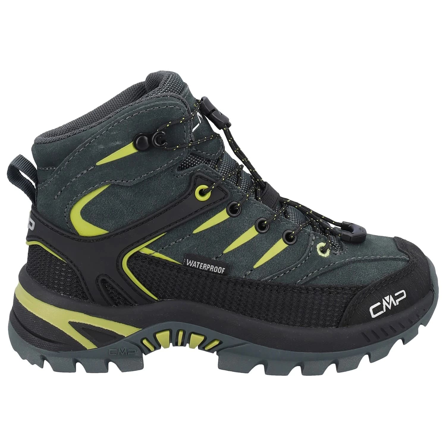 Детски туристически обувки CMP Kid's Rigel 2.0 Mid WP Trekking Shoes 3Q19364 Walking boots - Jungle / Cardamom