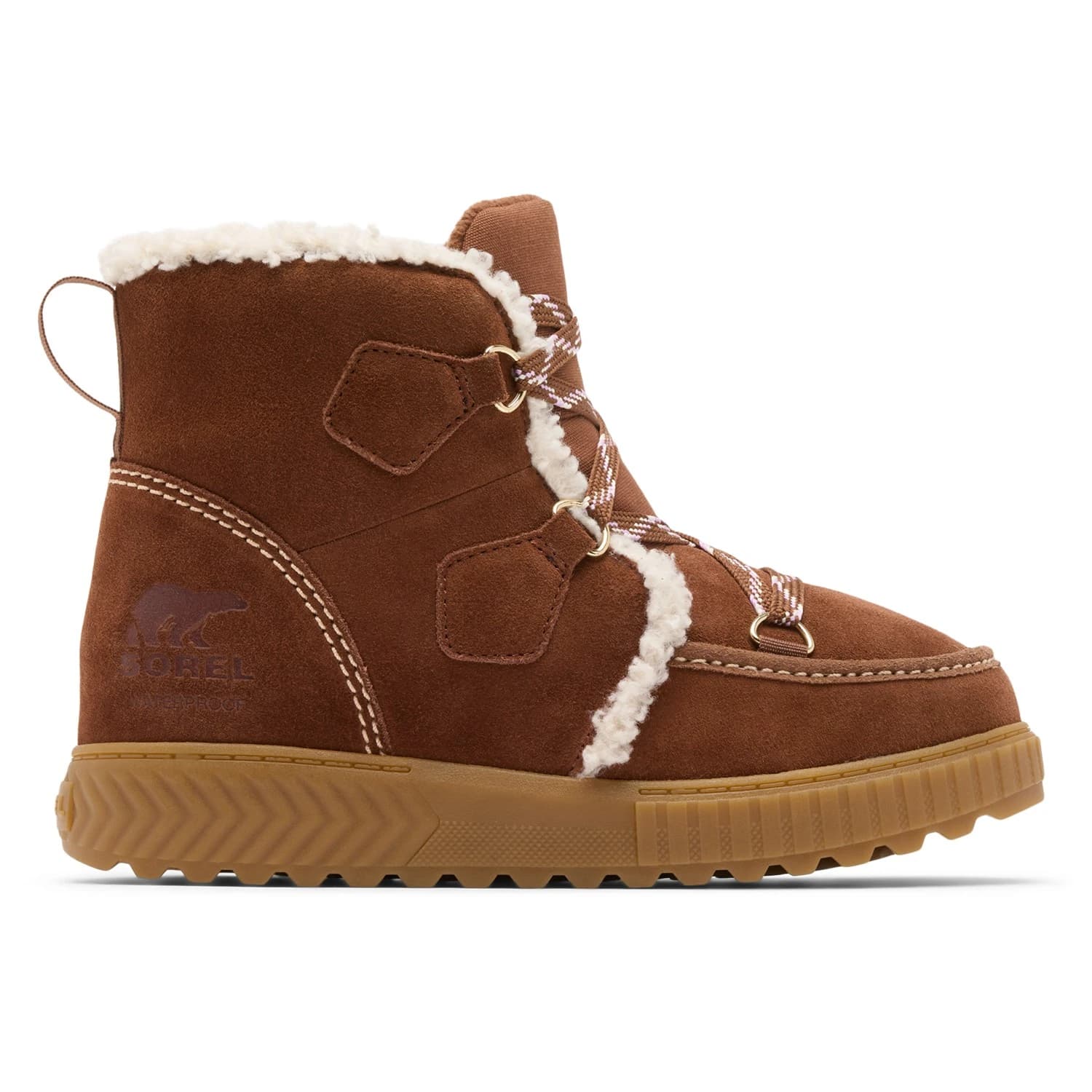 Детски зимни ботуши Sorel Kid's Big Ona Ave Alpine WP Winter boots - Dark Auburn / Gum 2