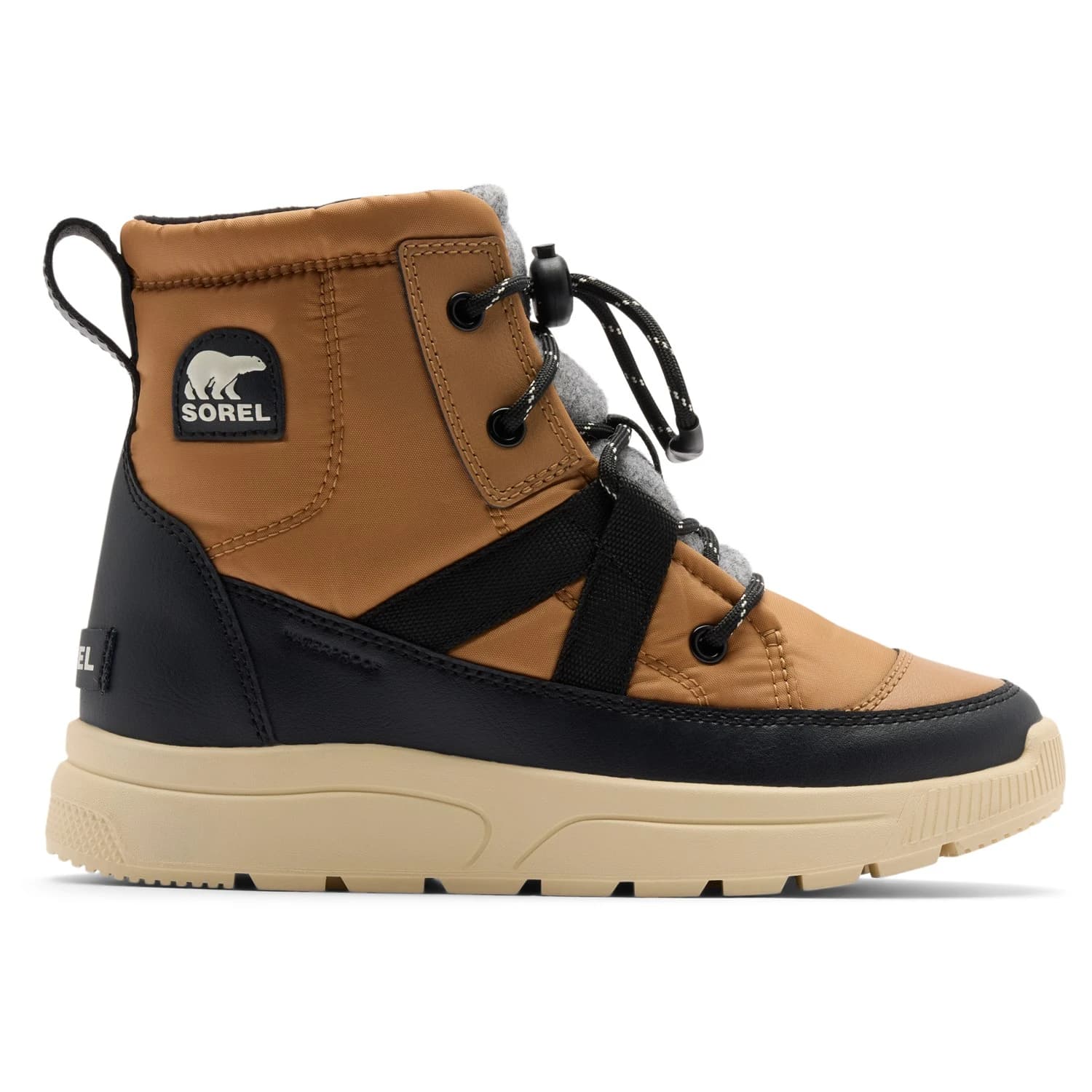 Детски зимни ботуши Sorel Kid's Big Whitney III Mid WP Winter boots - Tawny Buff / Bleached Ceramic