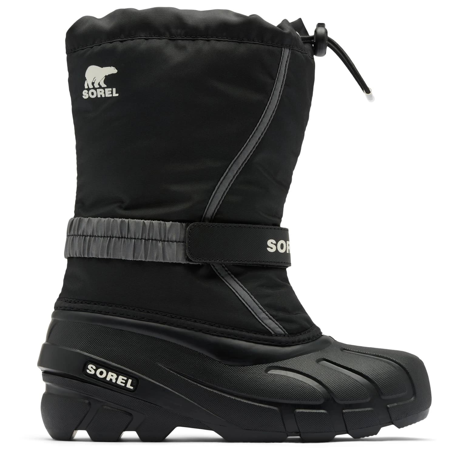 Детски зимни ботуши Sorel Kid's Little Flurry Boot Winter boots - Black / Sea Salt