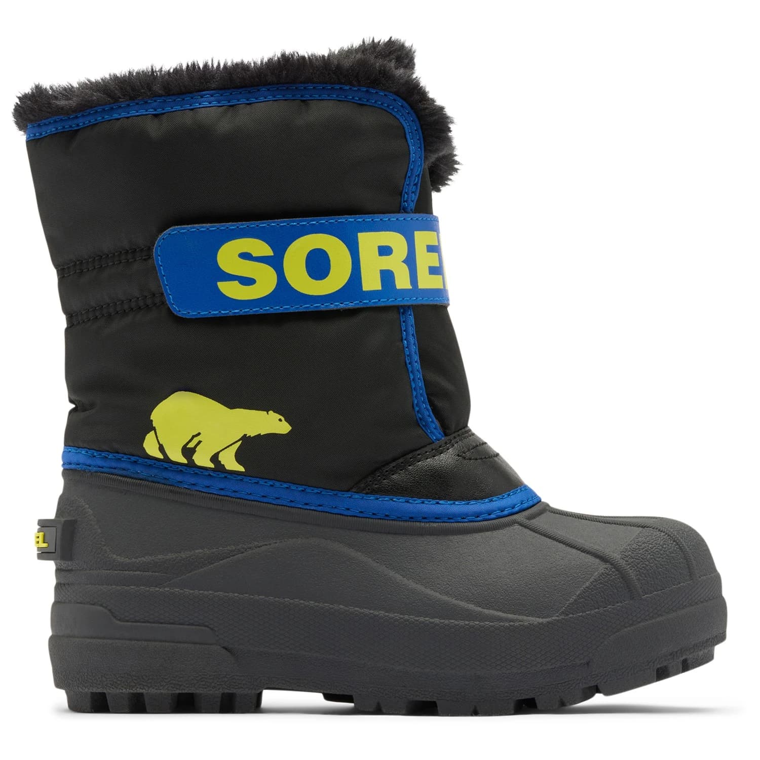 Детски зимни ботуши Sorel Kid's Little Snow Commander Winter boots - Black / Azul