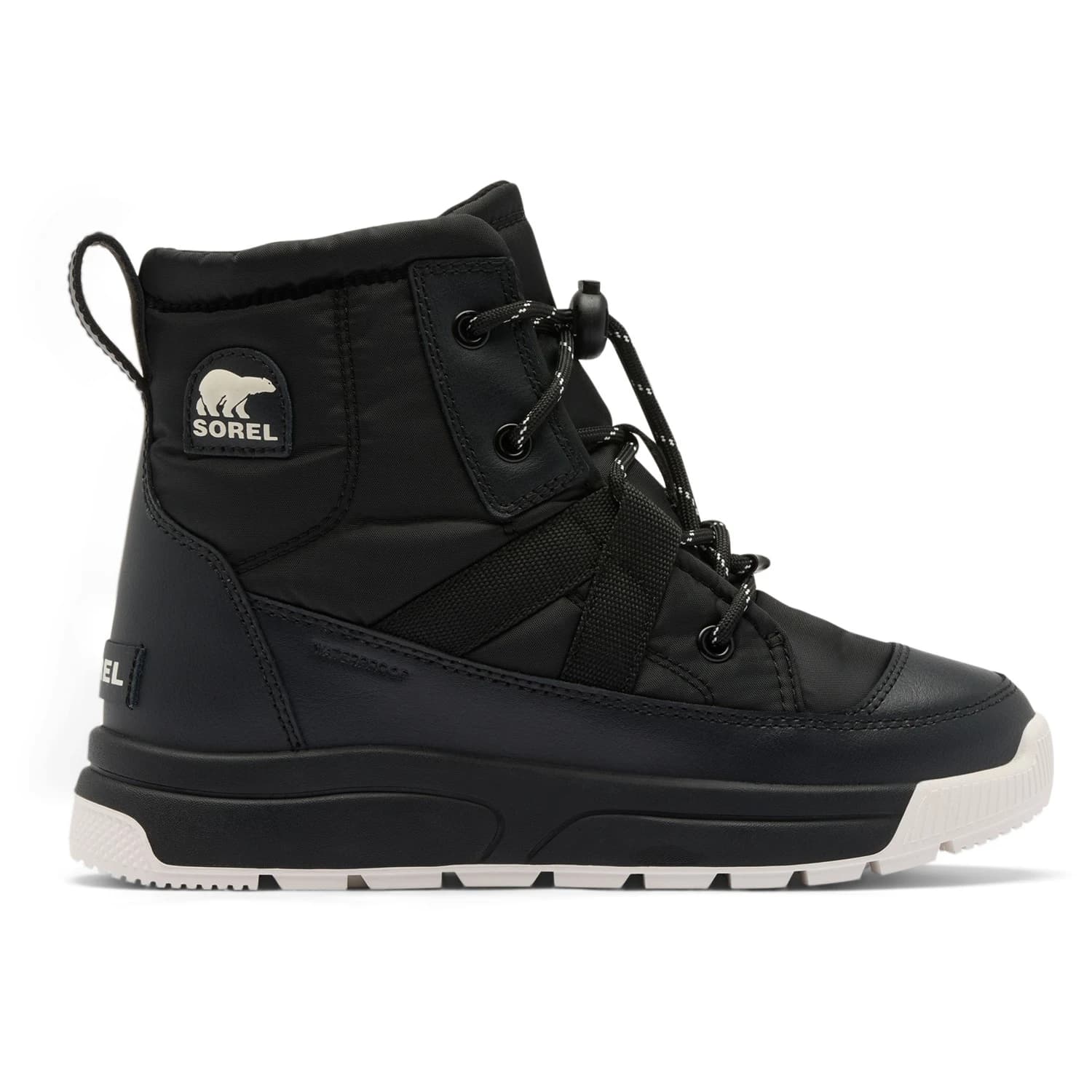 Детски зимни ботуши Sorel Kid's Little Whitney III Mid WP Winter boots - Black / Black