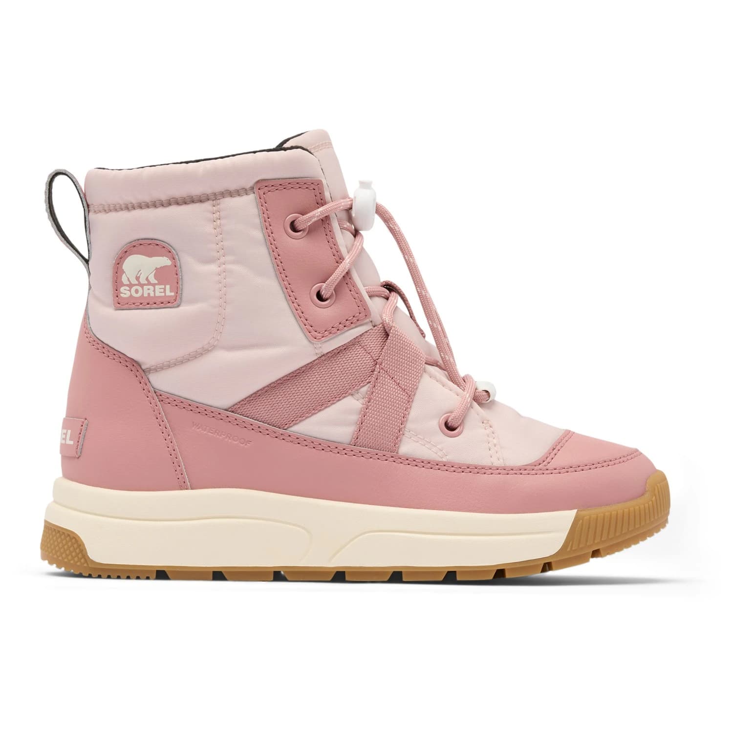 Детски зимни ботуши Sorel Kid's Little Whitney III Mid WP Winter boots - Pink Salt / Eraser Pink