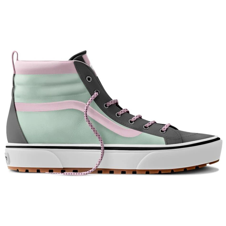 Детски зимни ботуши Vans Kid's Sk8-Hi Insulated Winter boots - Pewter / Dusty Mint