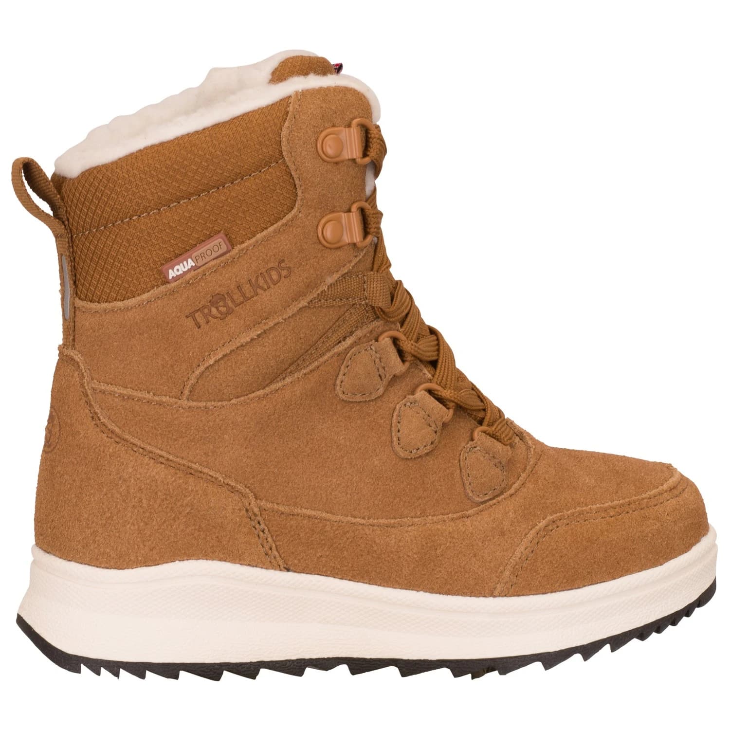 Детски зимни ботуши Trollkids Girl's Lillehammer Winter Boots - Almond