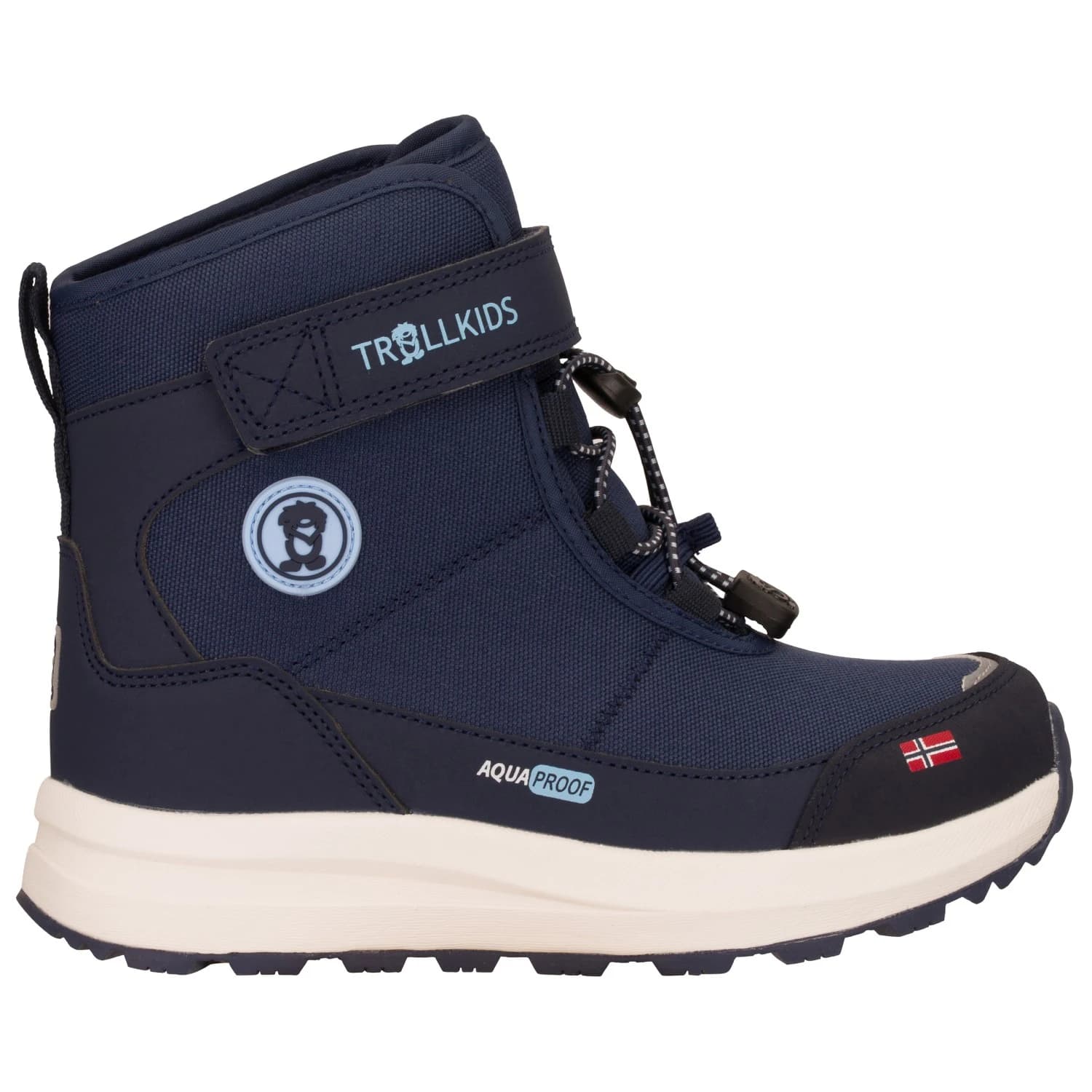 Детски зимни ботуши Trollkids Kid's Helgeland Anti Slip Winter Boots - Mystic Blue / Navy